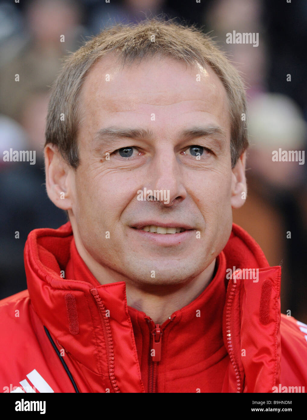 Ehemalige deutsche Staatsangehörige Trainer Juergen Klinsmann, Trainer FC Bayern Muenchen, Portrait Stockfoto