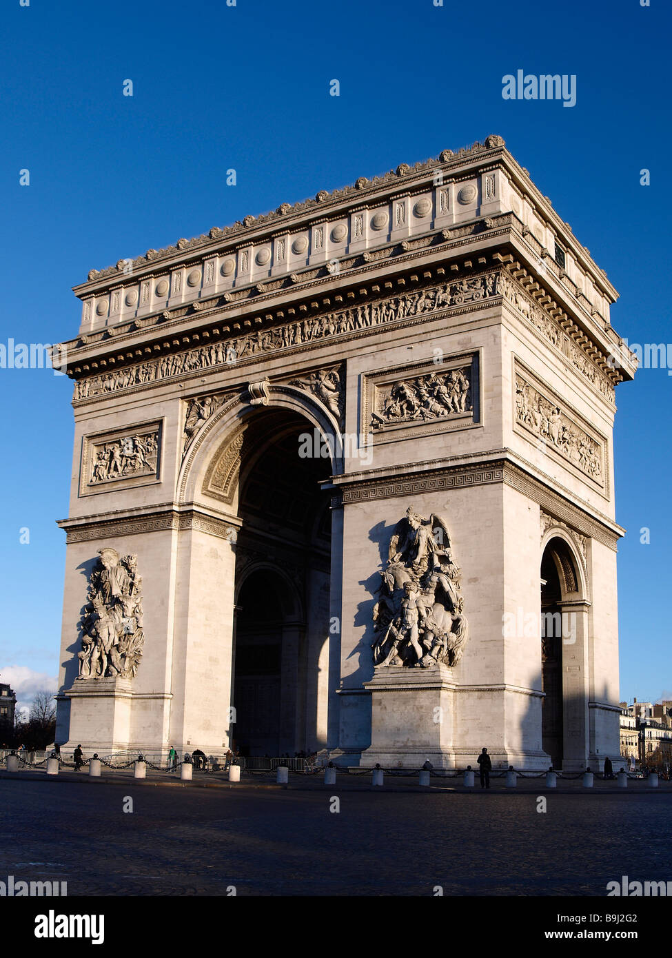 Arc de Triomphe, Paris, Frankreich, Europa Stockfoto