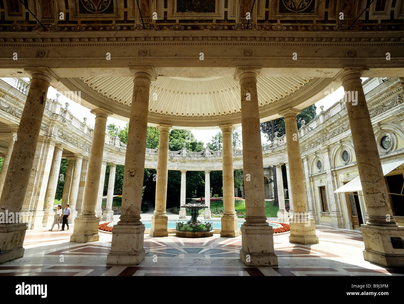 Tettuccio, Thermalbad in Jugendstil, Kolonnade, Montecatini Terme, Toskana, Italien, Europa Stockfoto