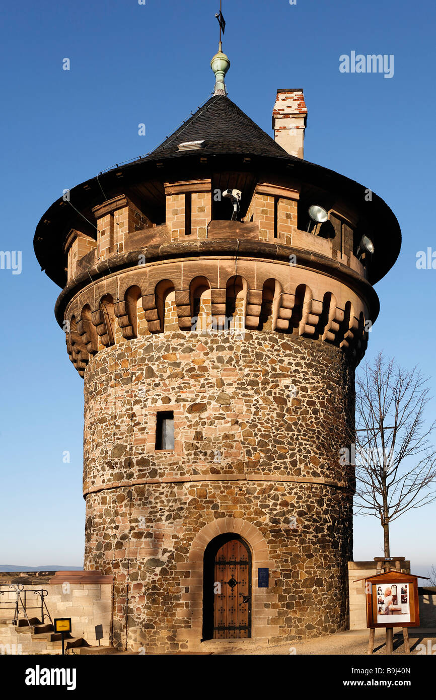 Dicker Turm, Hausmann Turm, Schloss Wernigerode, Harz, Sachsen-Anhalt, Deutschland, Europa Stockfoto