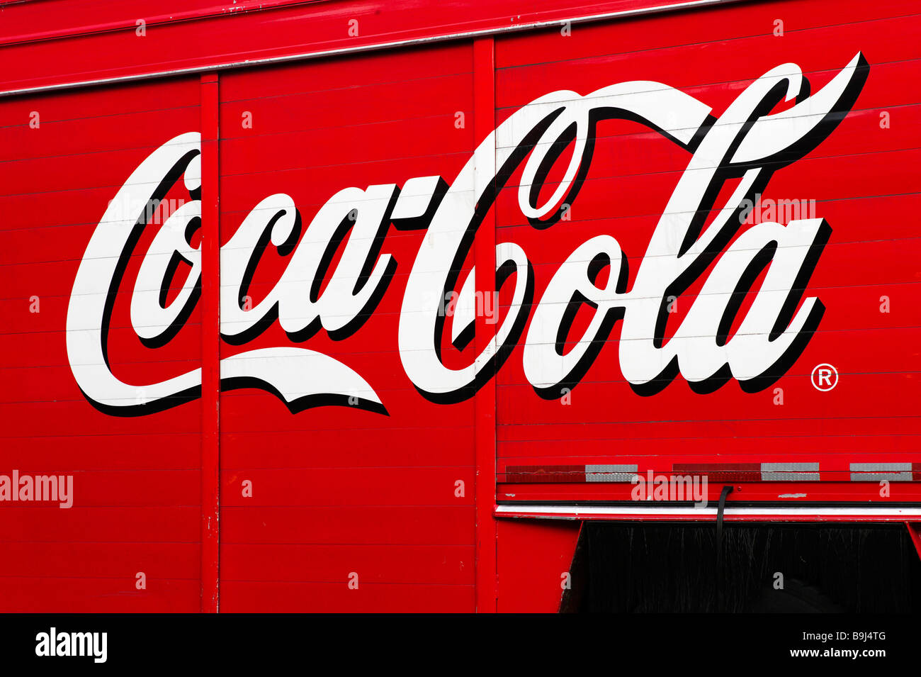 Coca Cola Lieferwagen, Seattle, Washington, USA Stockfoto