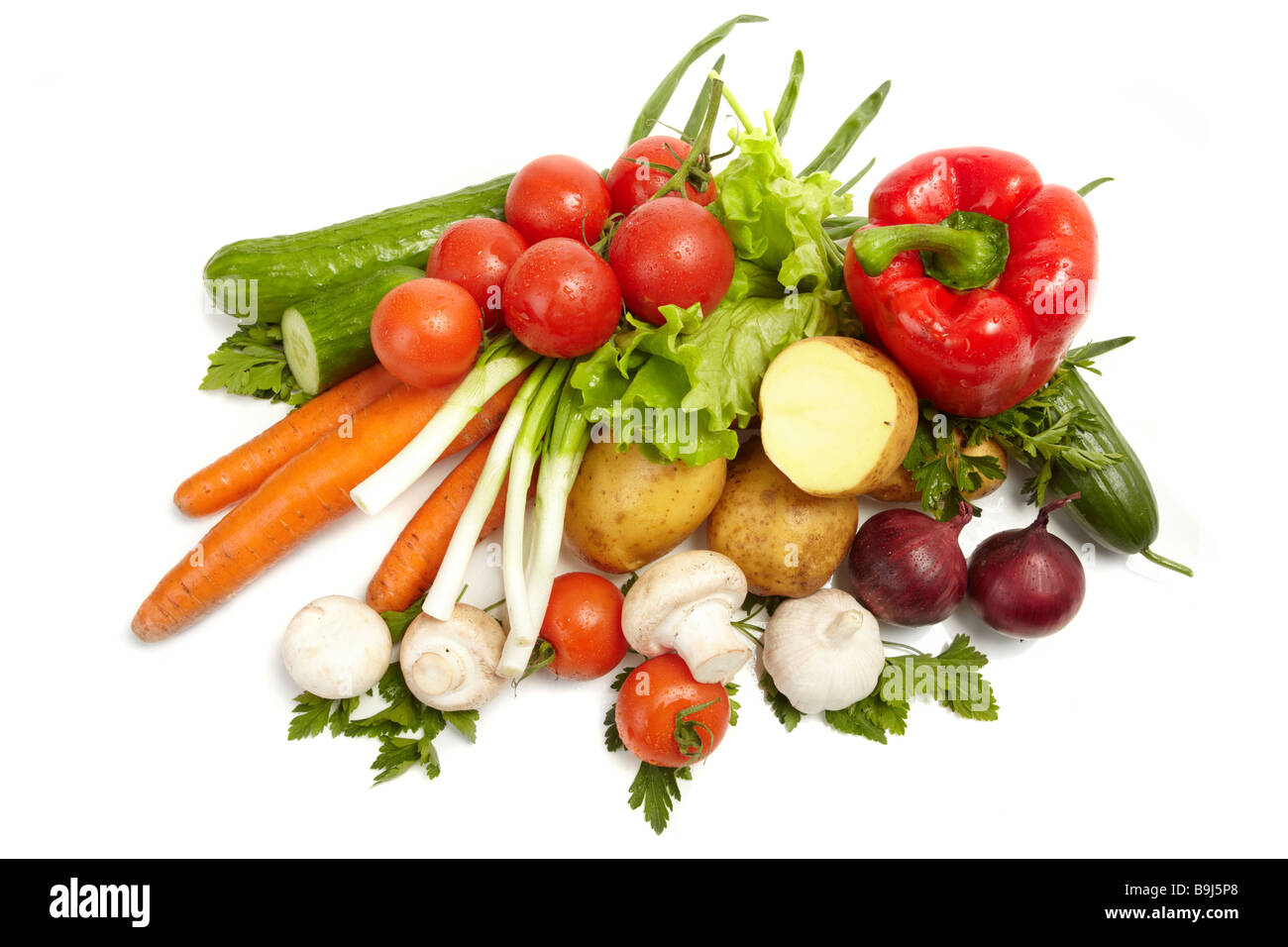 Frisches Gemüse Stockfoto
