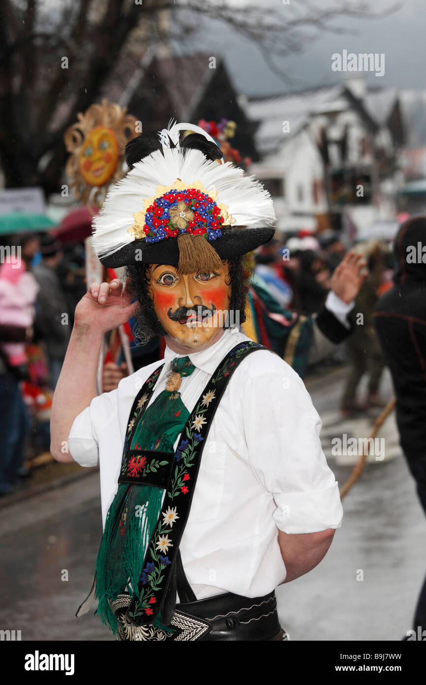 Mullerlaufen-Parade in Thaur, Karneval Tradition, Tirol, Österreich Stockfoto