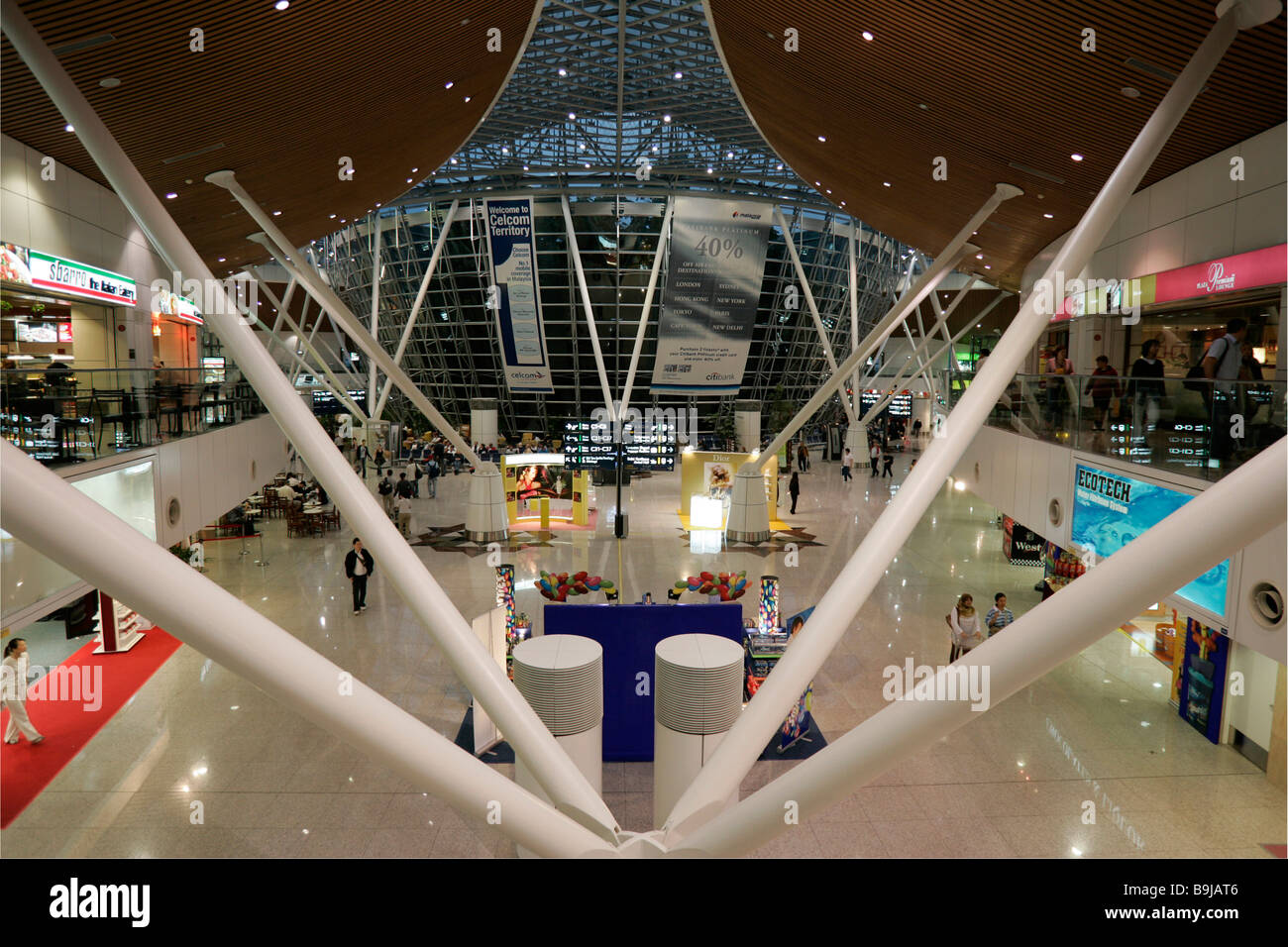 Kuala Lumpur International Airport, KLIA, Malaysia, Südost-Asien Stockfoto