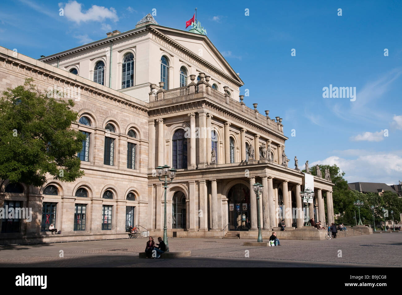 Oper Opernhaus Hannover Niedersachsen Deutschland Hannover Deutschland Stockfoto