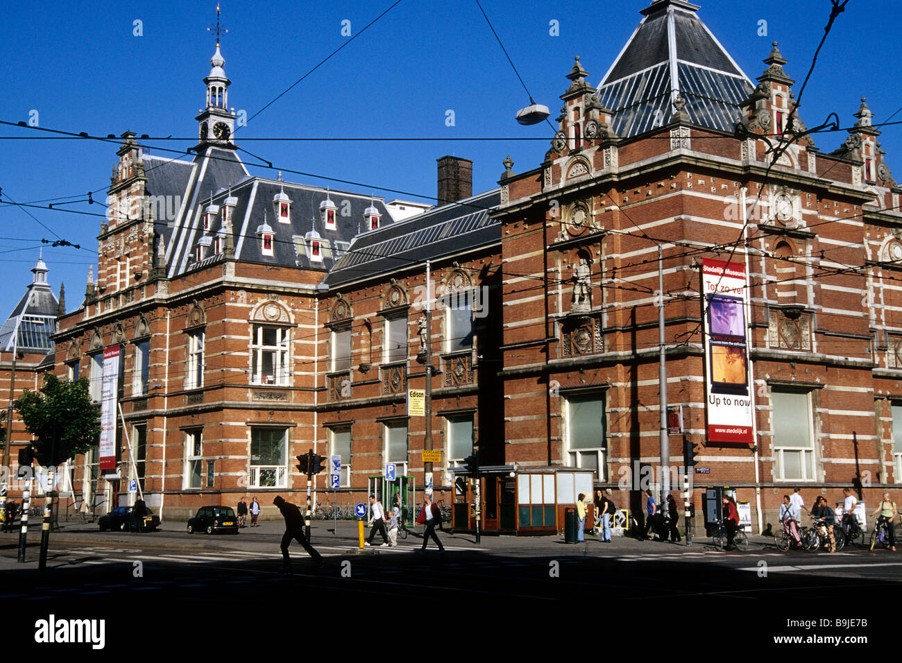 Stedelijk Museum, Fassade, Amsterdam, Noord-Holland, Niederlande, Europa Stockfoto