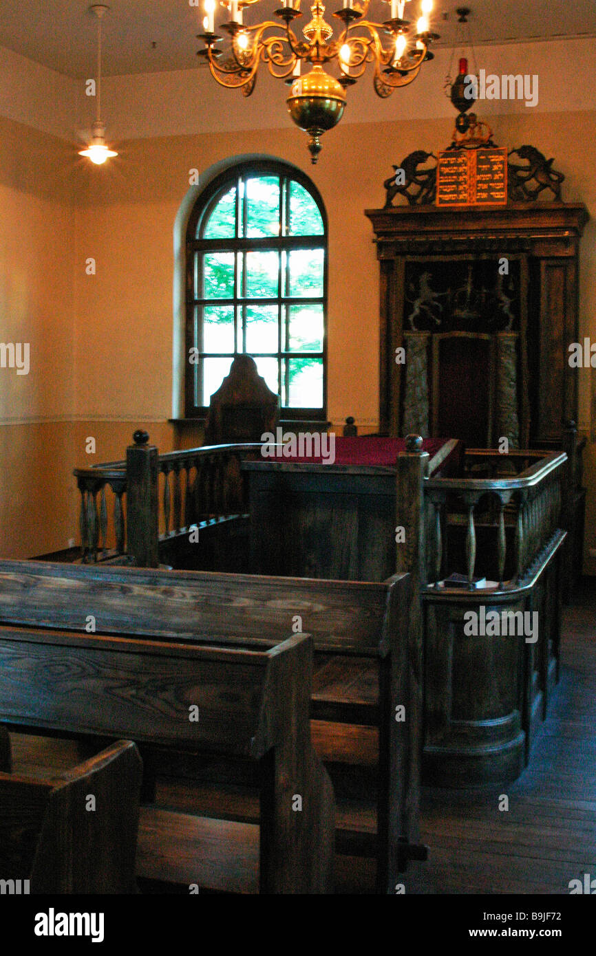 Der Chevra Lomdei Mishnayot Synagoge ist das einzige Überlebende jüdische Haus des Gebets in Oswiecim Polen Stockfoto