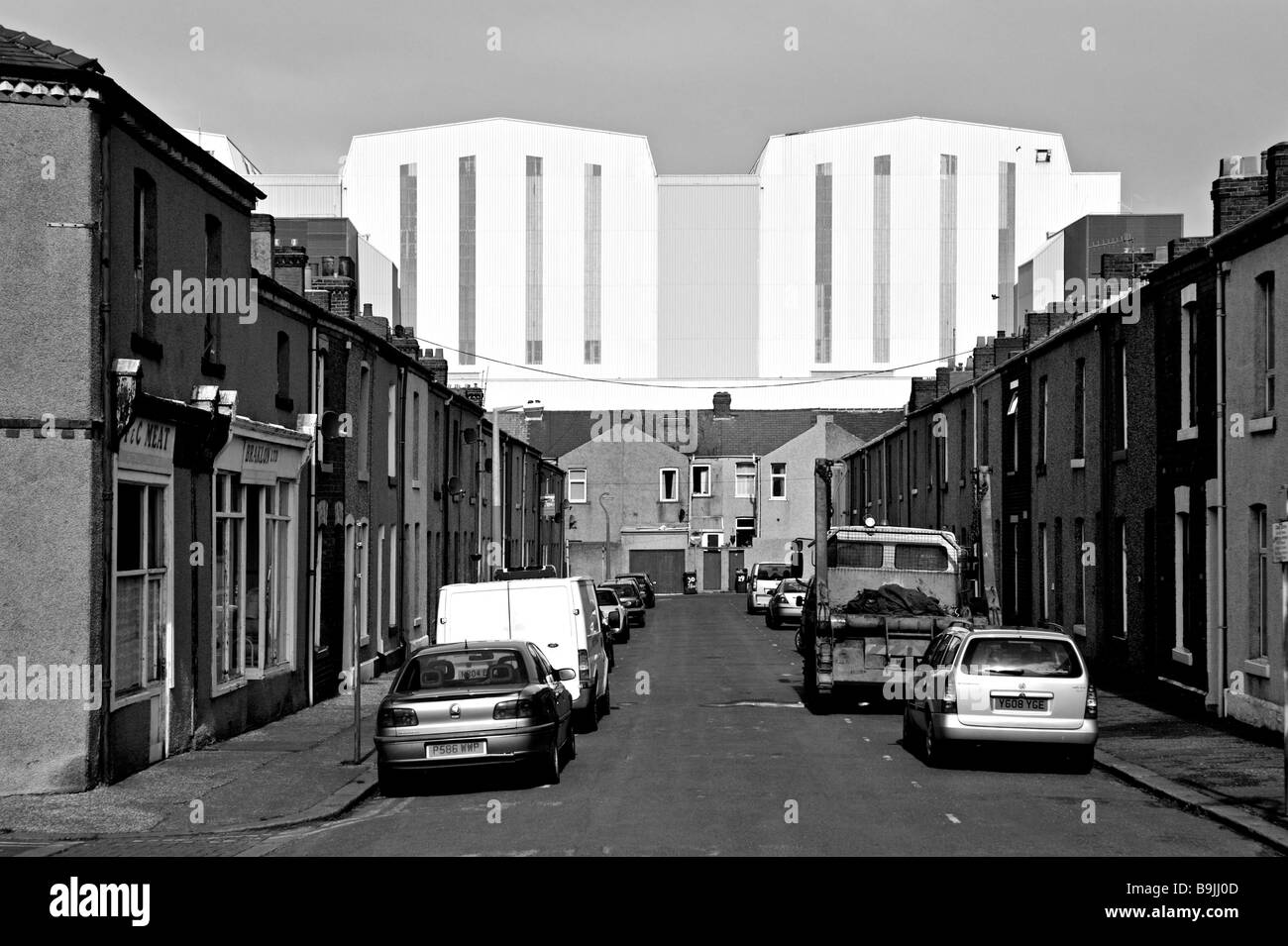 BAE Systems Submarine Solutions Gebäude. Earle Street, Furness, Cumbria, England, Vereinigtes Königreich, Europa. Stockfoto