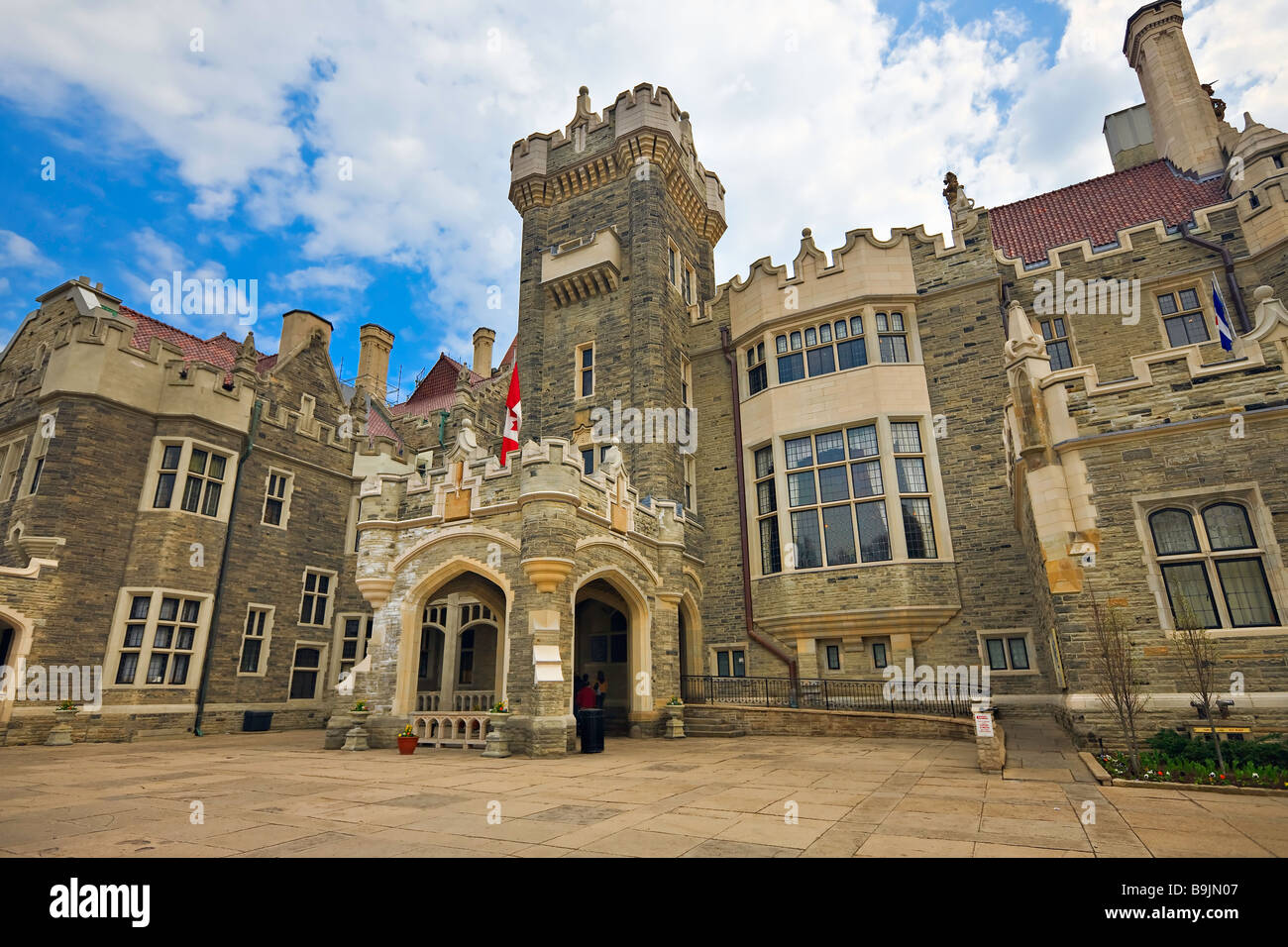 Das Casa Loma eine mittelalterliche Burg abgeschlossen im Jahr 1914 in der Stadt Toronto Ontario Kanada Stockfoto