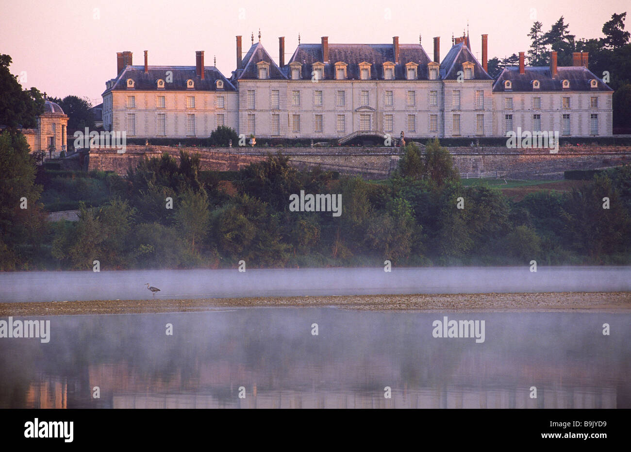 Frankreich, Loir et Cher, Loire-Tal, die von der UNESCO als Weltkulturerbe klassifiziert, Chateau de Menars von Marquise de Pompadour in verkauft Stockfoto