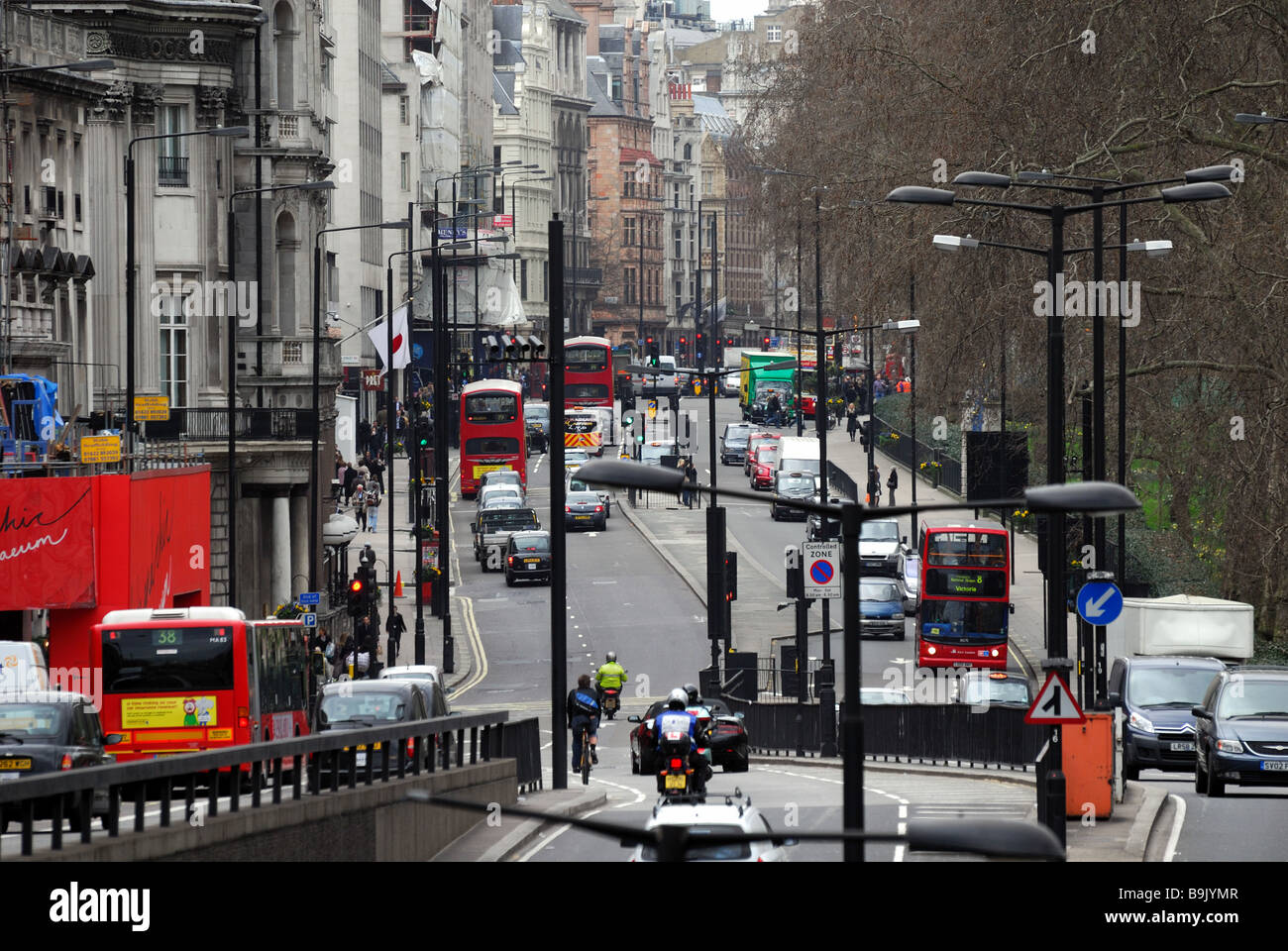 Piccadilly London Stockfoto