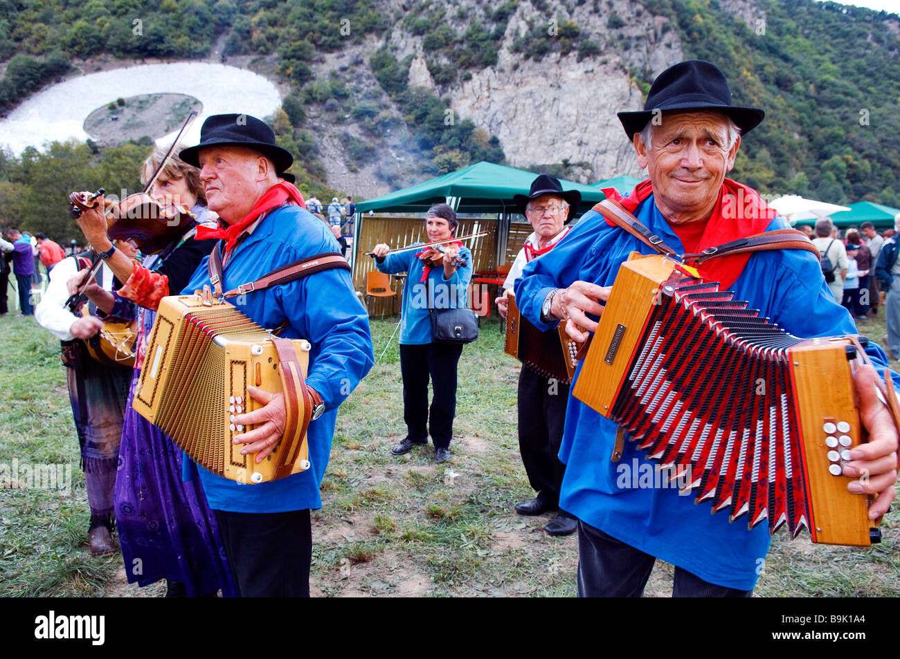 Frankreich, Savoyen, Maurienne-Tal, Sainte Marie de Cuines Solid' Art, L' Aura-Einweihung, die größten kollektiven zeitgenössisch Stockfoto
