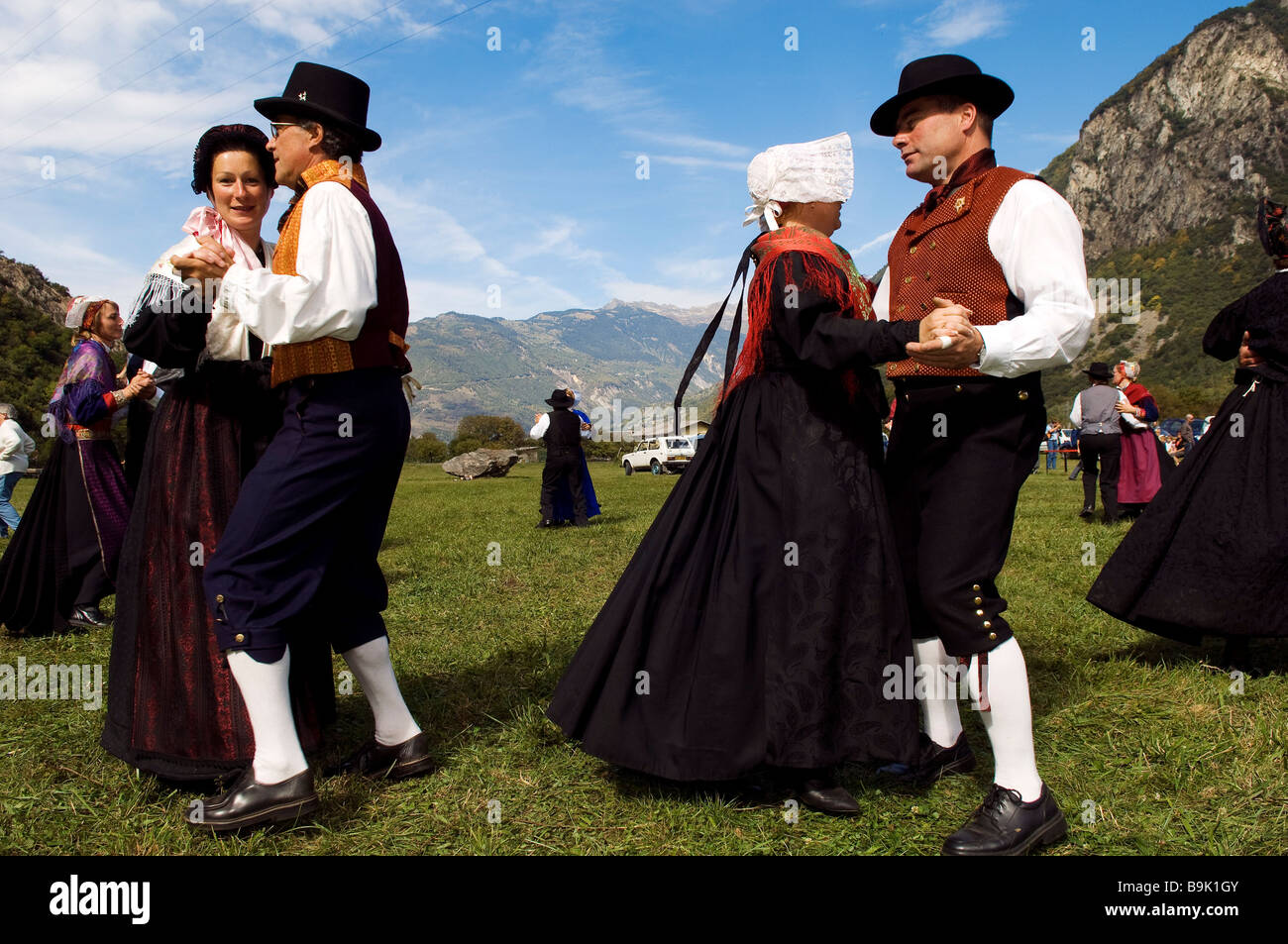Frankreich, Savoyen, Maurienne-Tal, Sainte Marie de Cuines Solid' Art, L' Aura-Einweihung, die größten kollektiven zeitgenössisch Stockfoto
