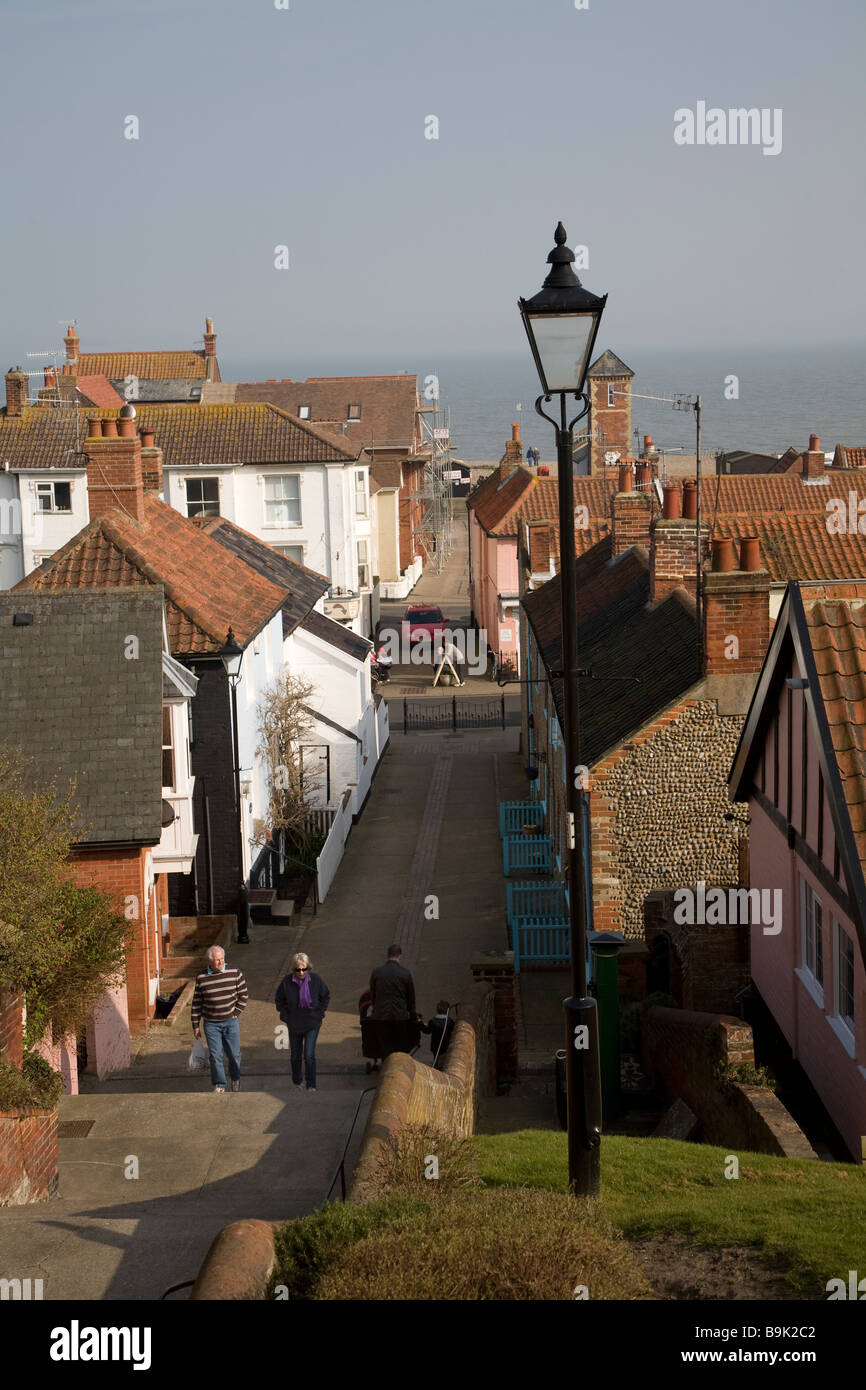 Dächer, Stadt Schritte, Aldeburgh, Suffolk, England Stockfoto