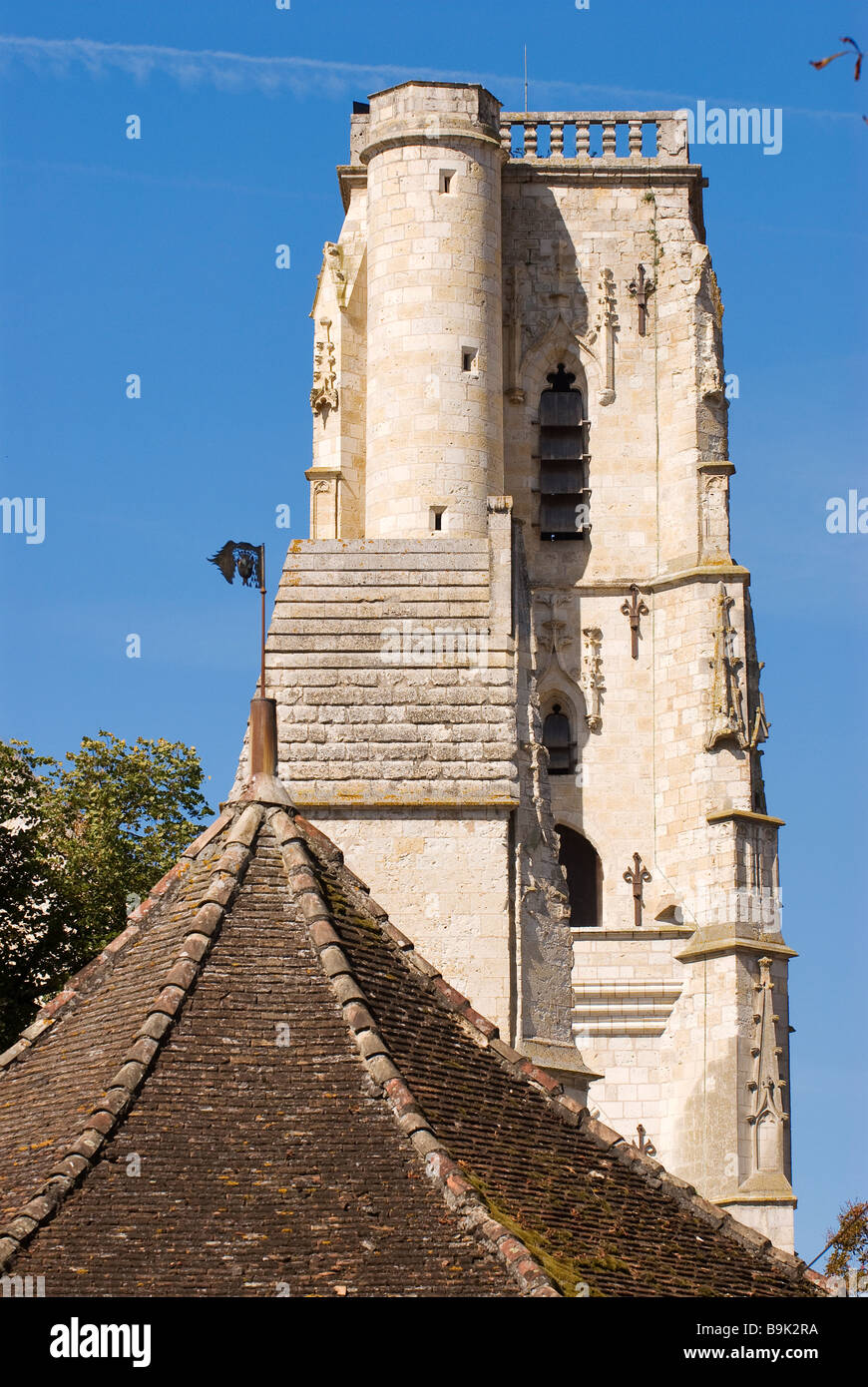 Frankreich, Gers, La Lomagne Region, Lectoure, Turm des 14. Jahrhunderts Saint Gervais et Saint Protais Kathedrale Stockfoto