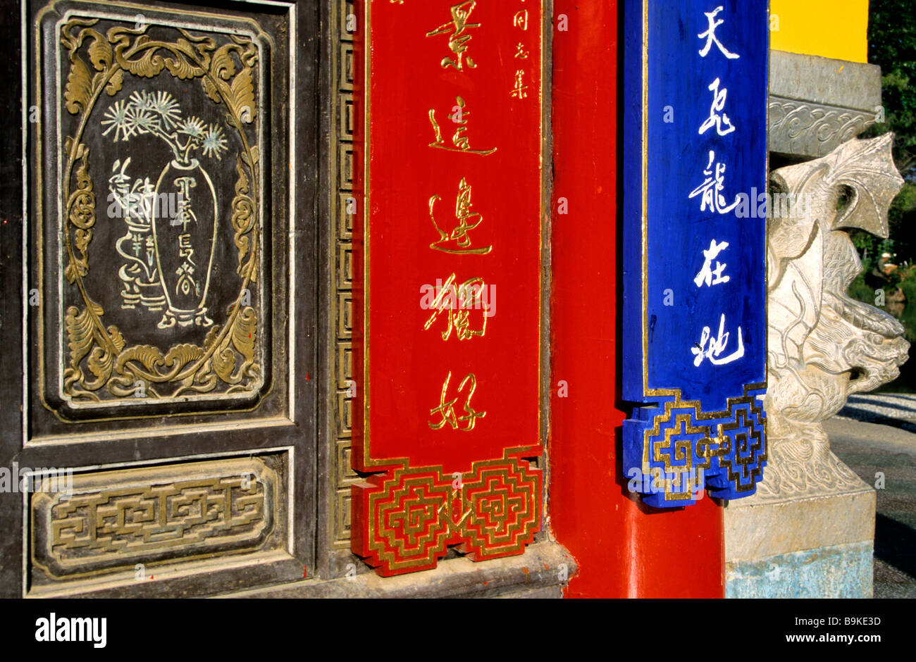 China, Provinz Yunnan, Lijang, Black Dragon Park, detail Stockfoto