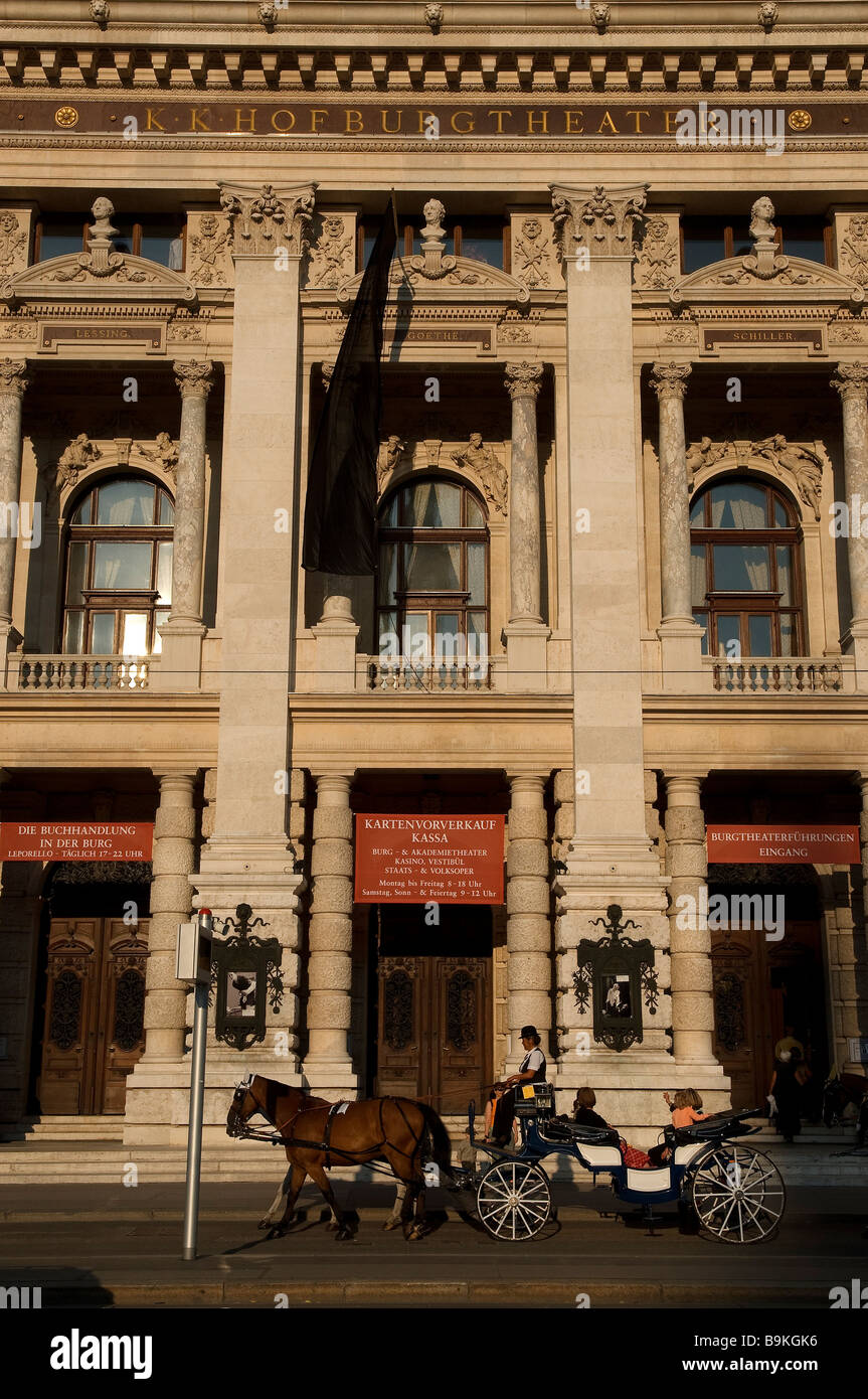 Österreich, Wien, Burgtheater (Nationaltheater) Stockfoto