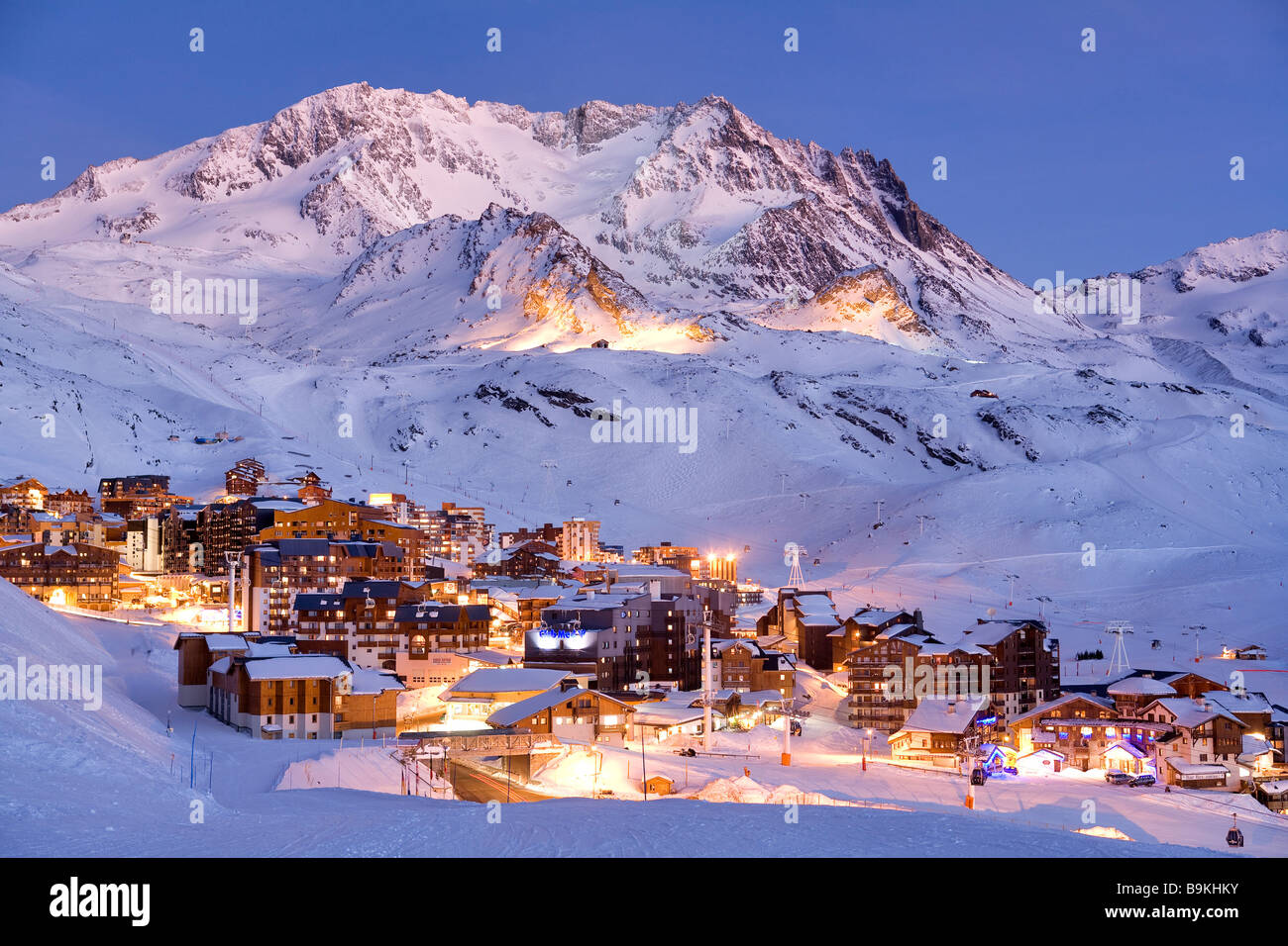 Frankreich, Savoyen, Val Thorens, Aiguille de Peclet (3562m ...