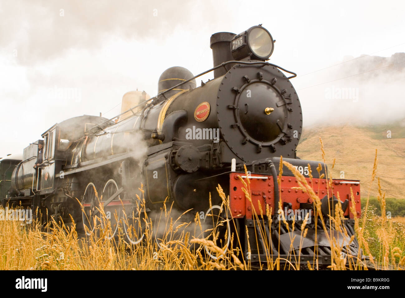 Kingston Flyer Steam Train Neuseeland Stockfoto