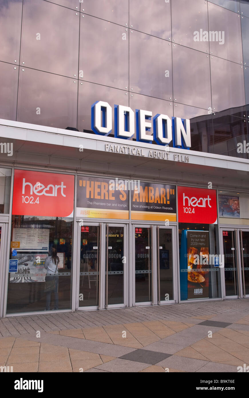 Das Odeon-Kino im Fluss-Komplex in Norwich, Norfolk, Großbritannien Stockfoto