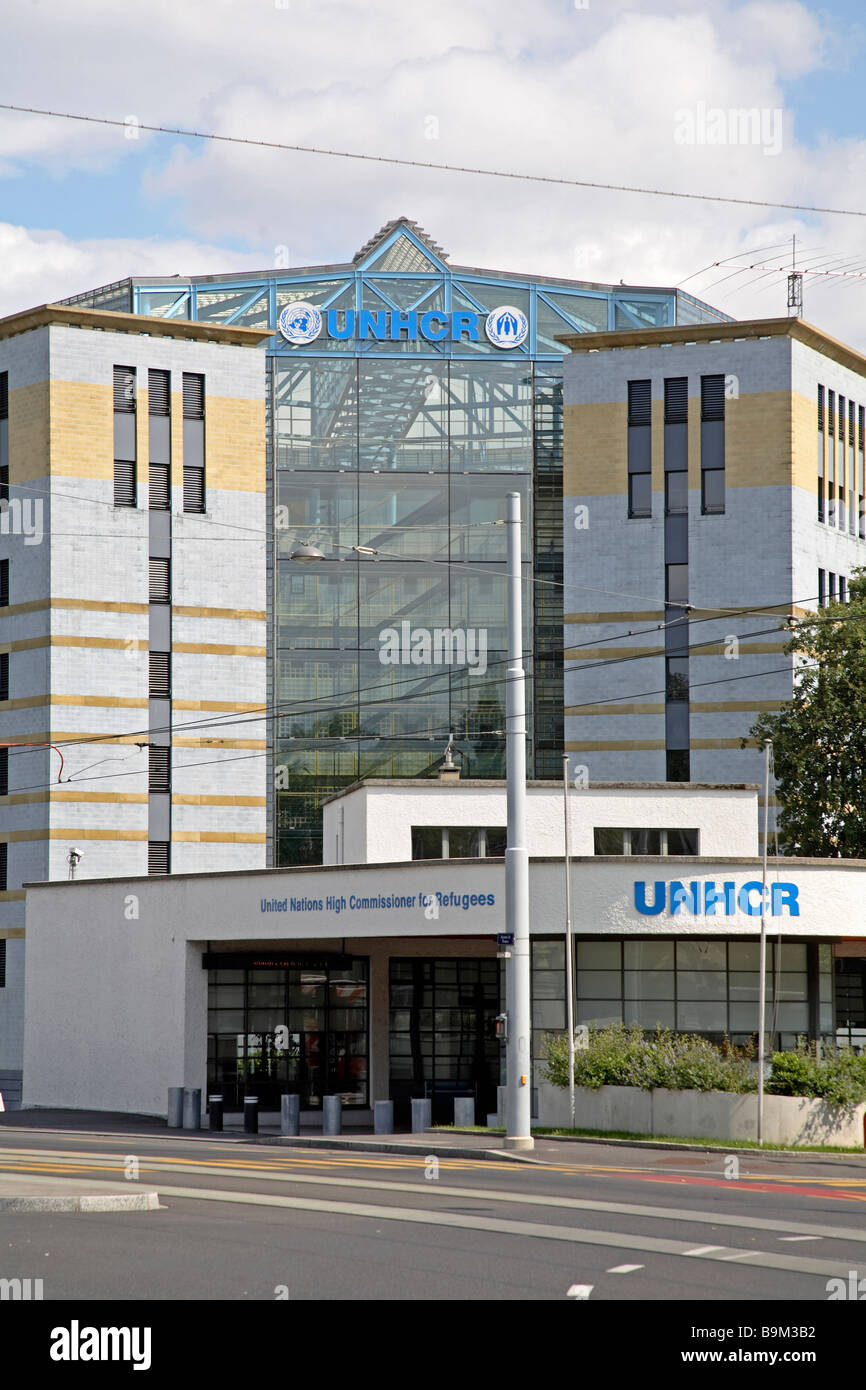 UN-Hochkommissariat für Flüchtlinge, Genf, Schweiz Stockfoto