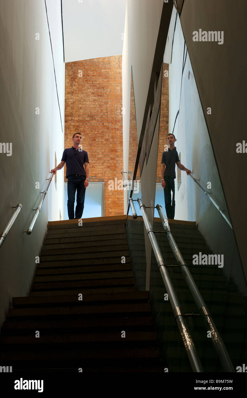 Irland, County Cork, Cork, Crawford Municipal Art Gallery, Erweiterung von Architekten Erick van Egeraat Stockfoto