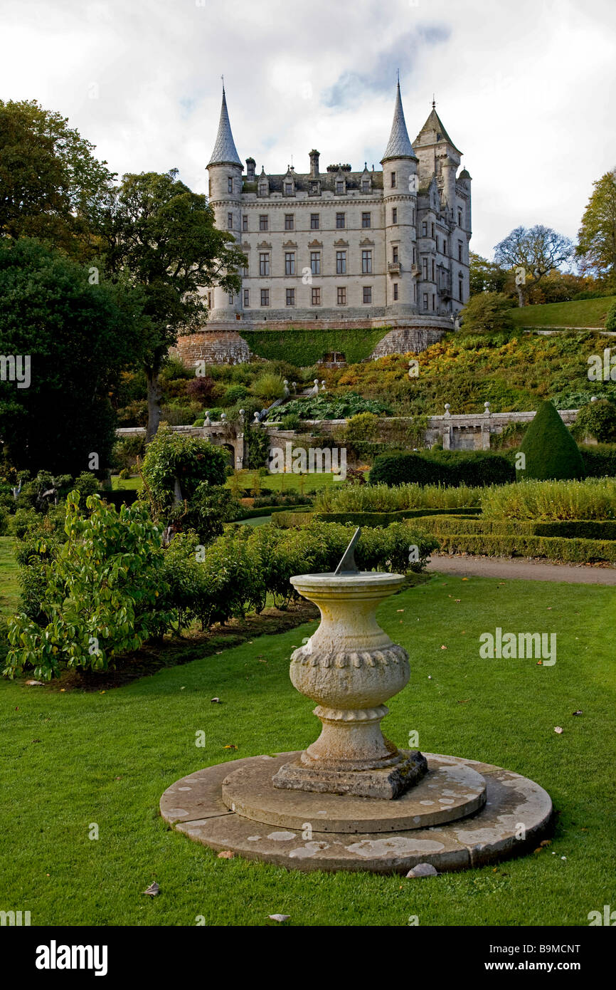 Dunrobbin schloss Sutherland schottischen Highlands Stockfoto