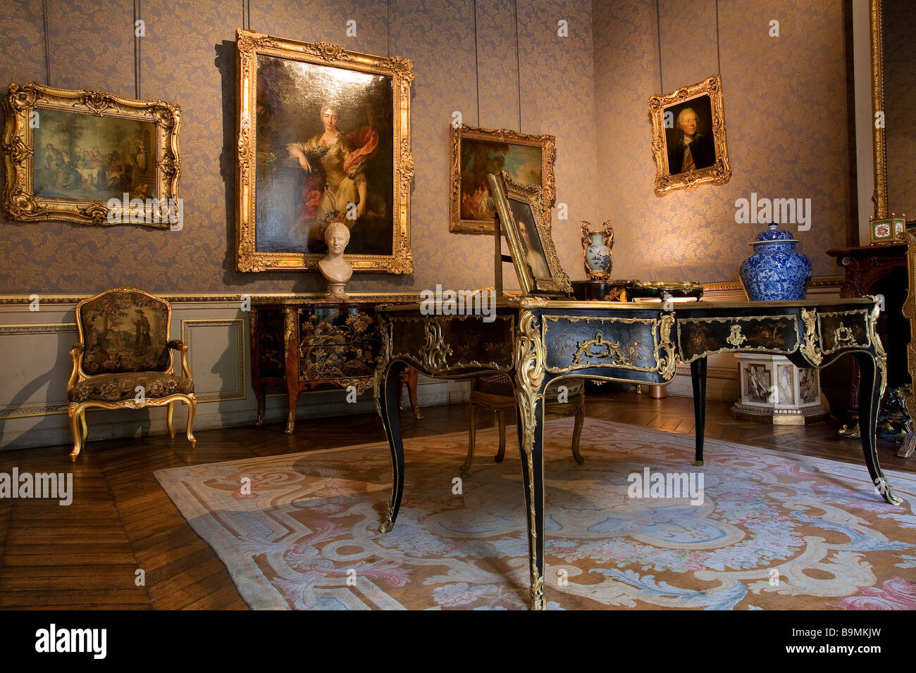 Frankreich, Paris, Musée Jacquemart André, Arbeitsraum Stockfoto