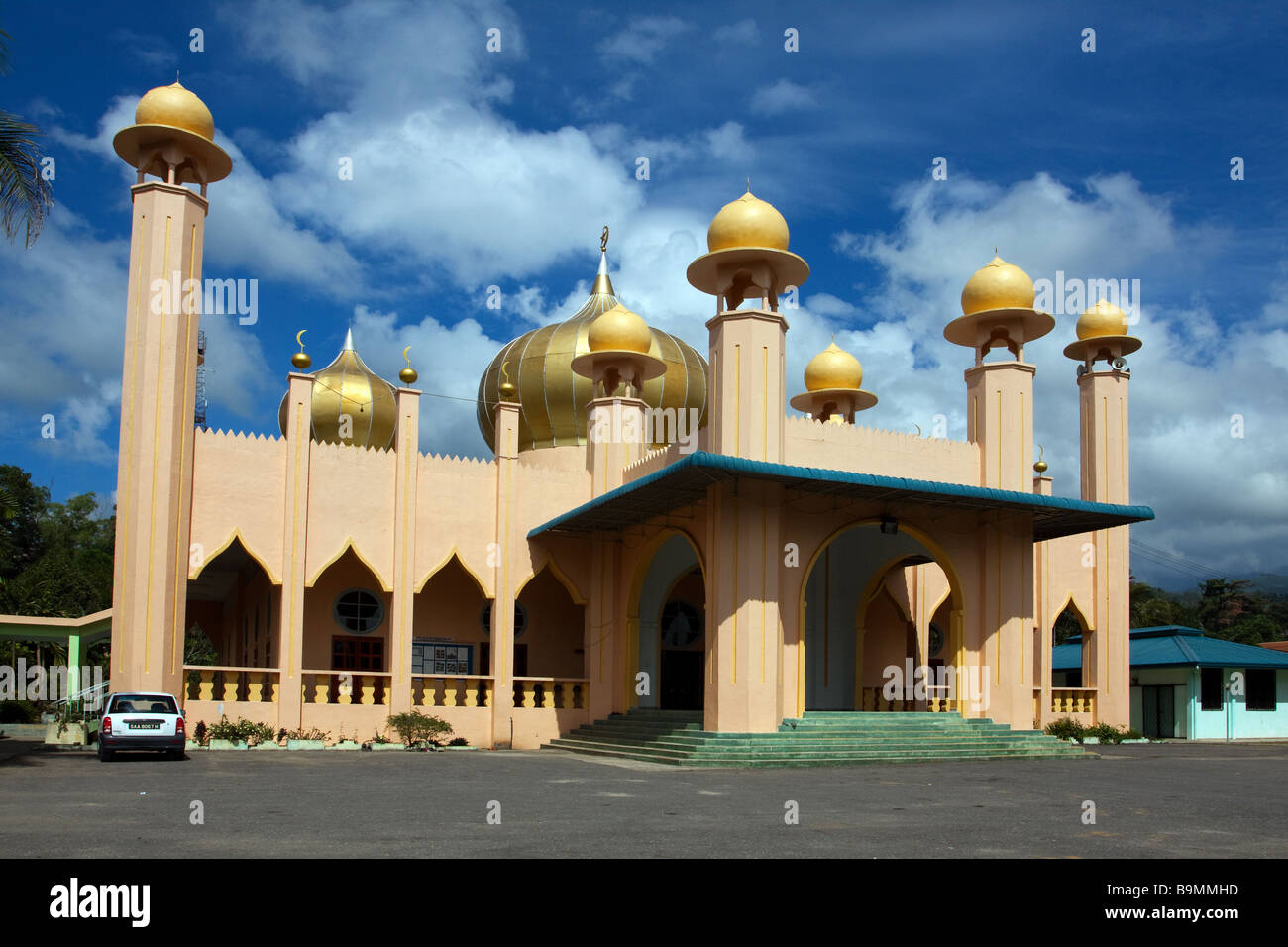 Die Masjid Raya in Ostmalaysia Ranau Sabah Stockfoto