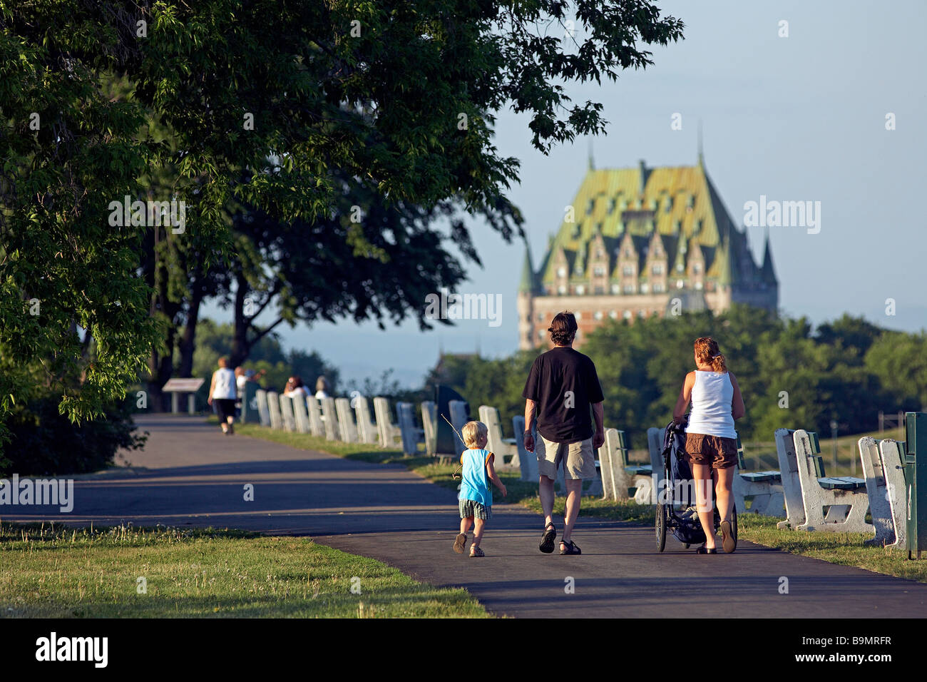 Kanada, Québec, Québec (Stadt), Altstadt klassifiziert Weltkulturerbe der UNESCO, Plains Of Abraham, Schlachtfelder Park, Stockfoto