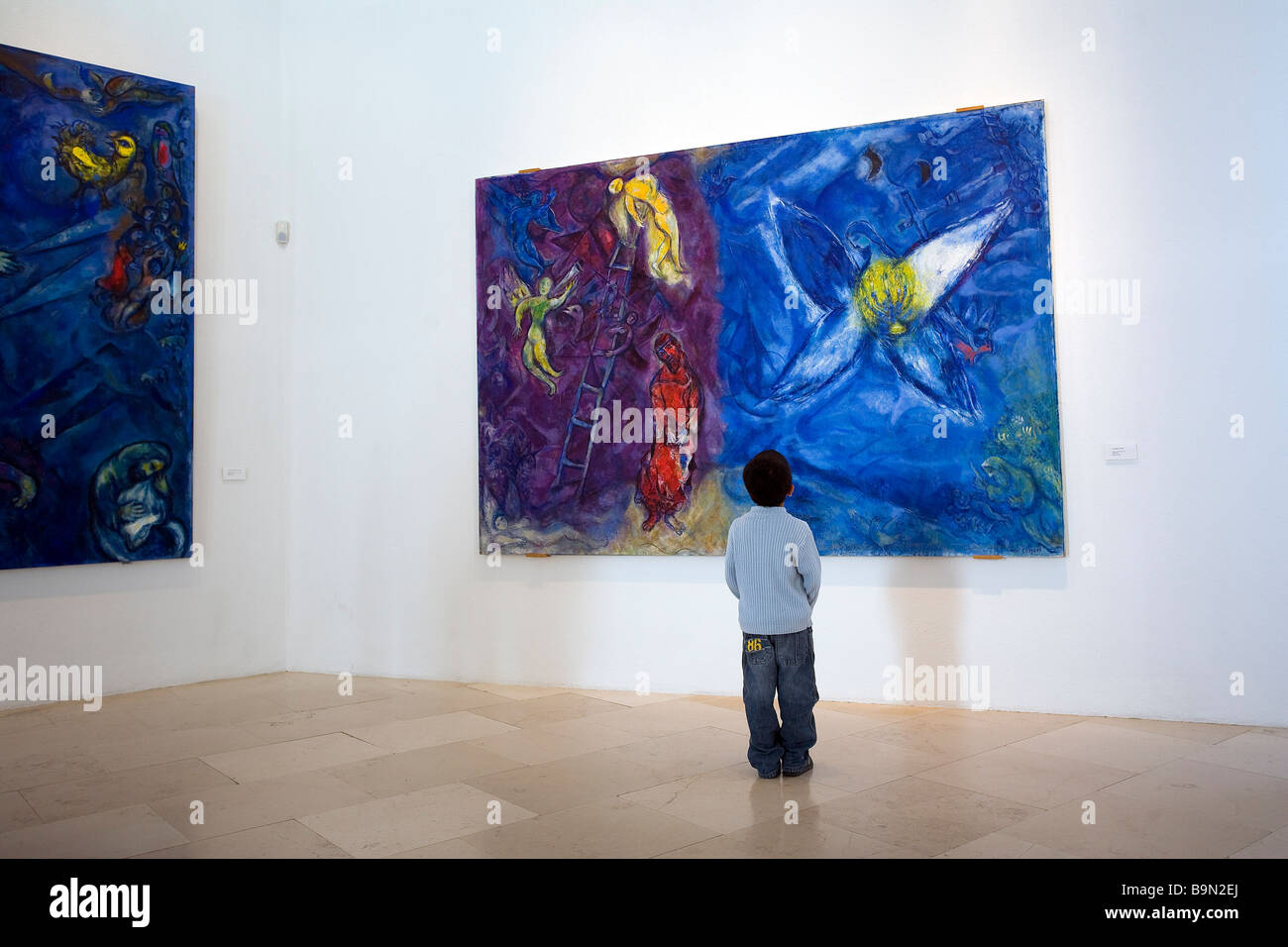 Frankreich, Alpes Maritimes, schön, Marc Chagall-Museum Stockfoto