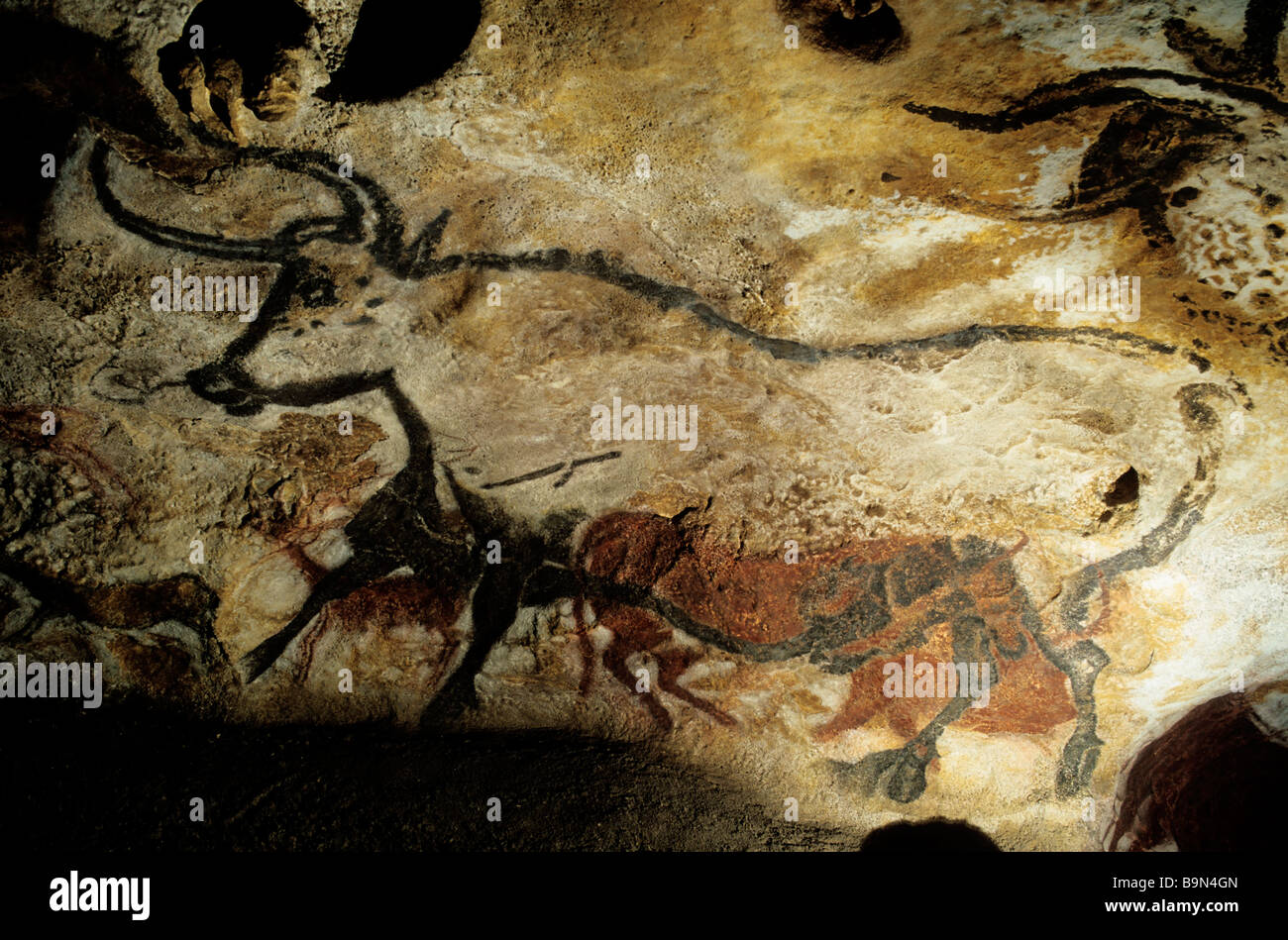 Frankreich, Dordogne, Perigord Noir Vézère-Tal, Montignac Sur Vezere, Website, die als Weltkulturerbe von der UNESCO, Lascaux II eingestuft Stockfoto