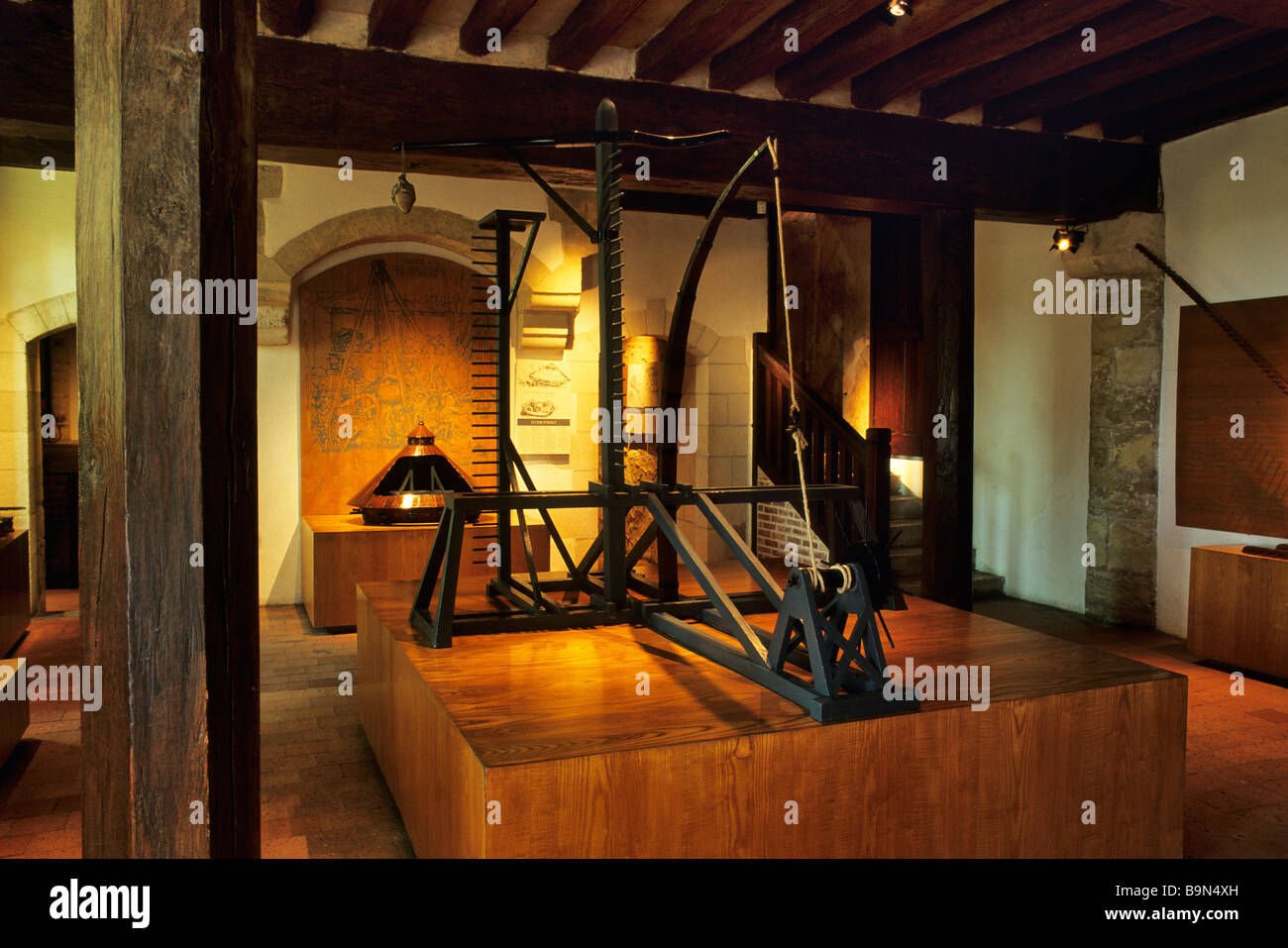 Orthopädisches Behandlungszentrum - Leonardo Da Vinci Haus Frankreich, Indre et Loire, Amboise, Le Clos Luce Burg, Leonardo Da