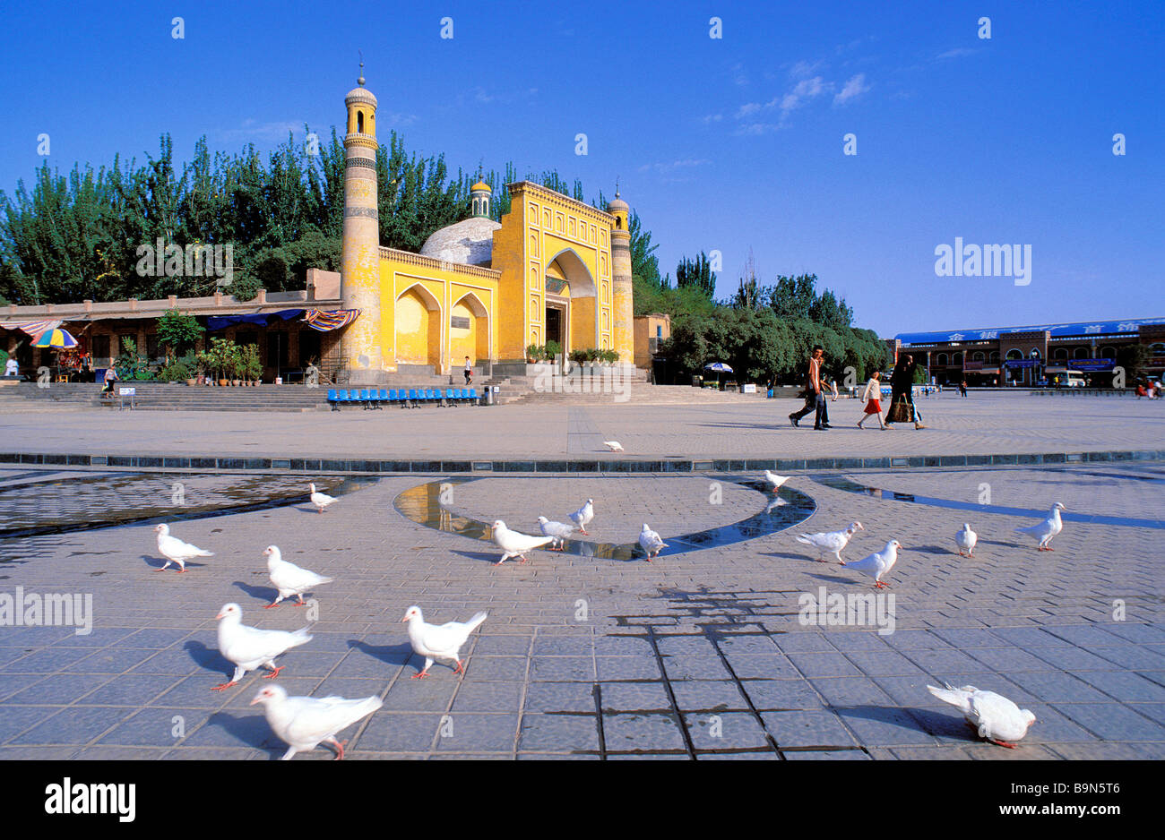 China, Provinz Xinjiang Kashgar (Kashi), ID-Kah Moschee Stockfoto