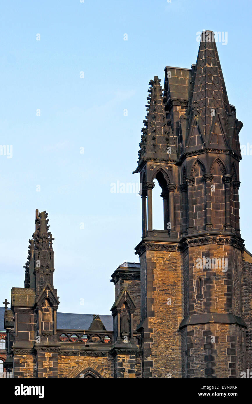 Deutschland, Hansestadt Hamburg, Krieg Mahnmal St. Nikolai Kirche Stockfoto