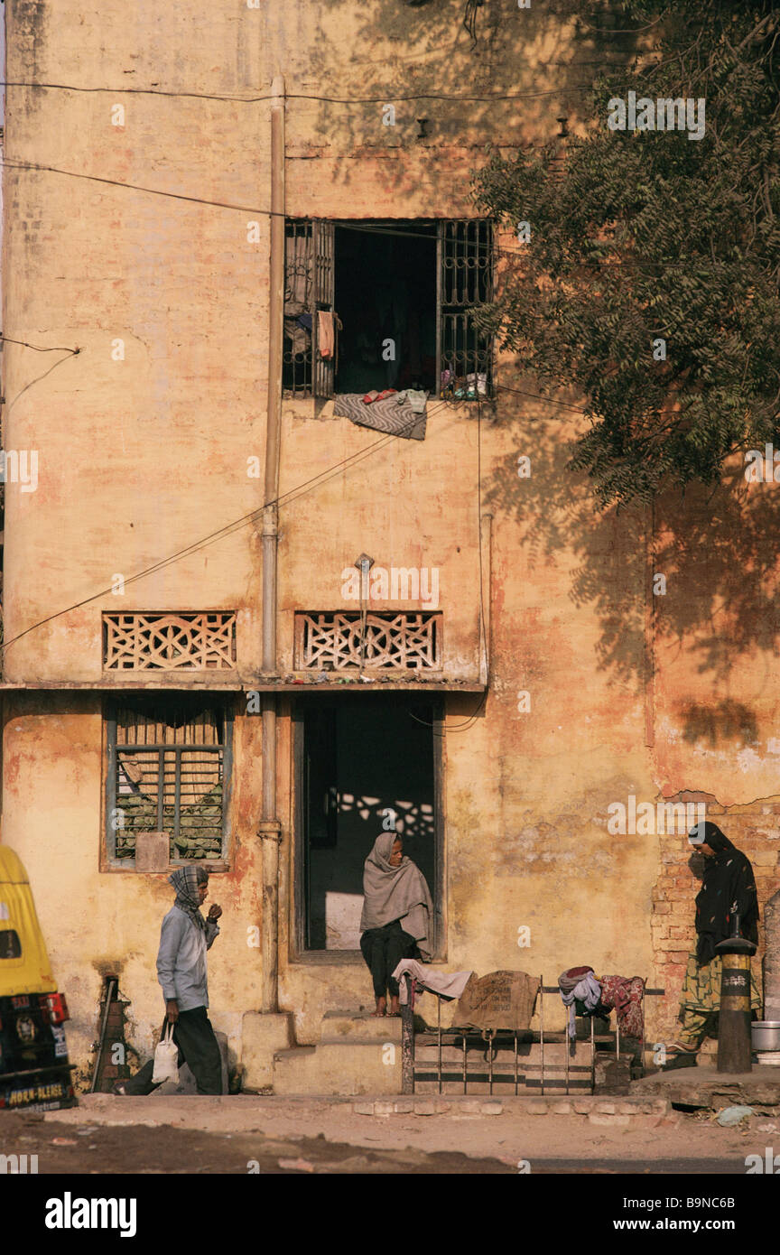 Straße Szene Zentralindien Stockfoto