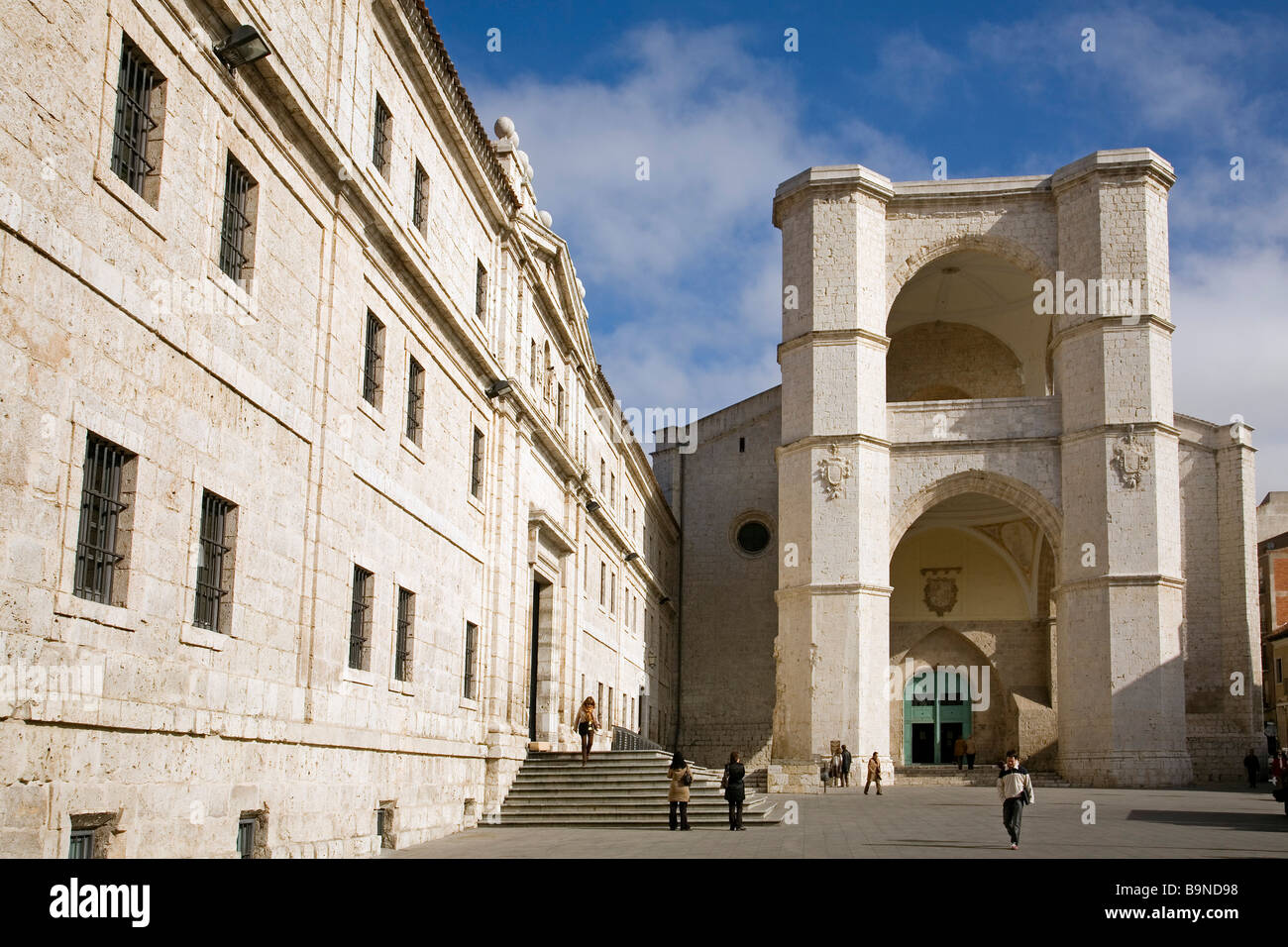 Real Monasterio de San Benito Valladolid Castilla Leon España Königlichen Kloster von San Benito in Valladolid Castilla Leon Spain Stockfoto