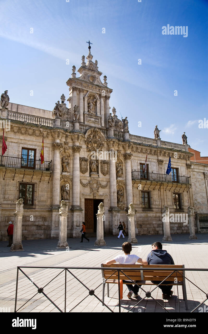 Universidad Valladolid Castilla Leon España Universidad de Valladolid Castilla Leon Spanien Stockfoto