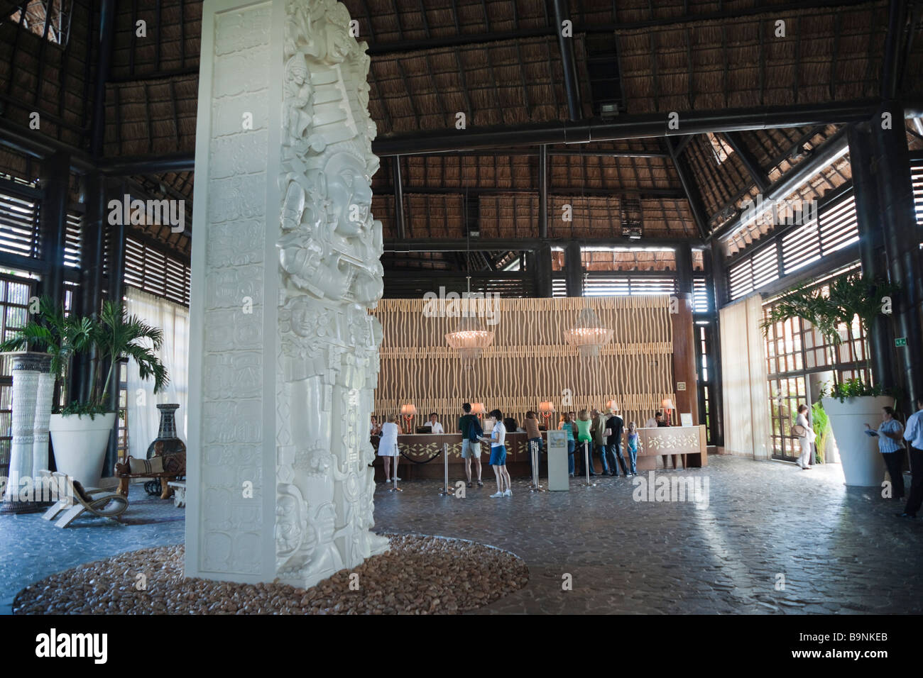 Mexiko Yucatan 2009 Mayan Palace Resort Grand Maya-Playa del Carmen Empfangshalle Stockfoto