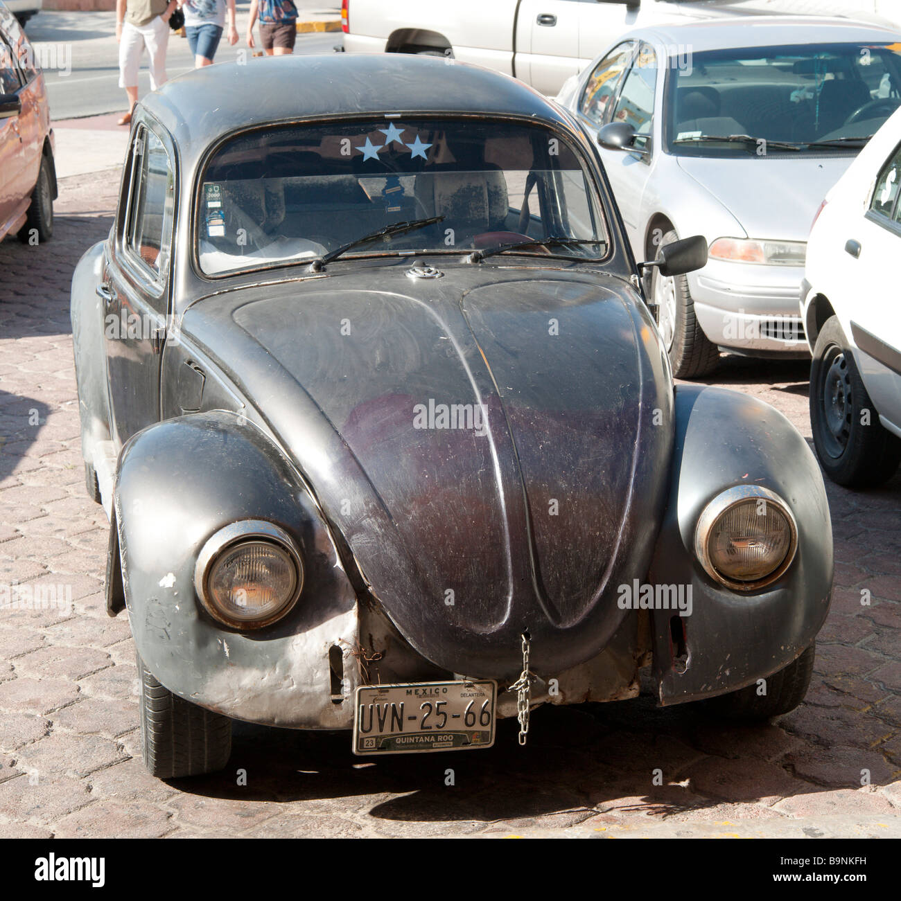 Mexiko Yucatan 2009 rostigen VW Mexico Käfer Oldtimer Stockfoto