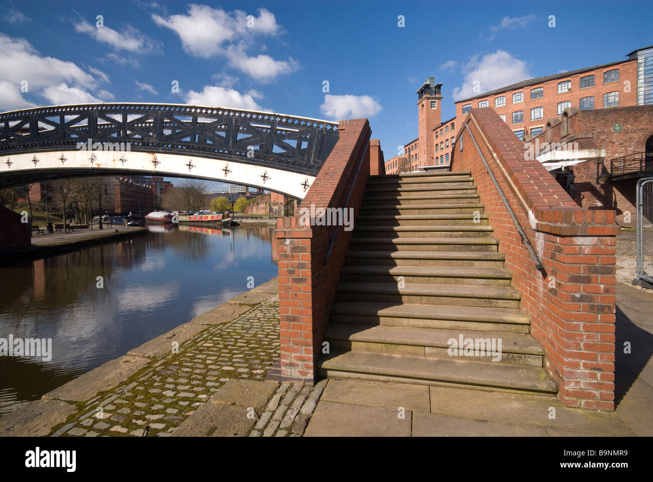 Industriekultur Castlefield Bereich Manchester Stockfoto