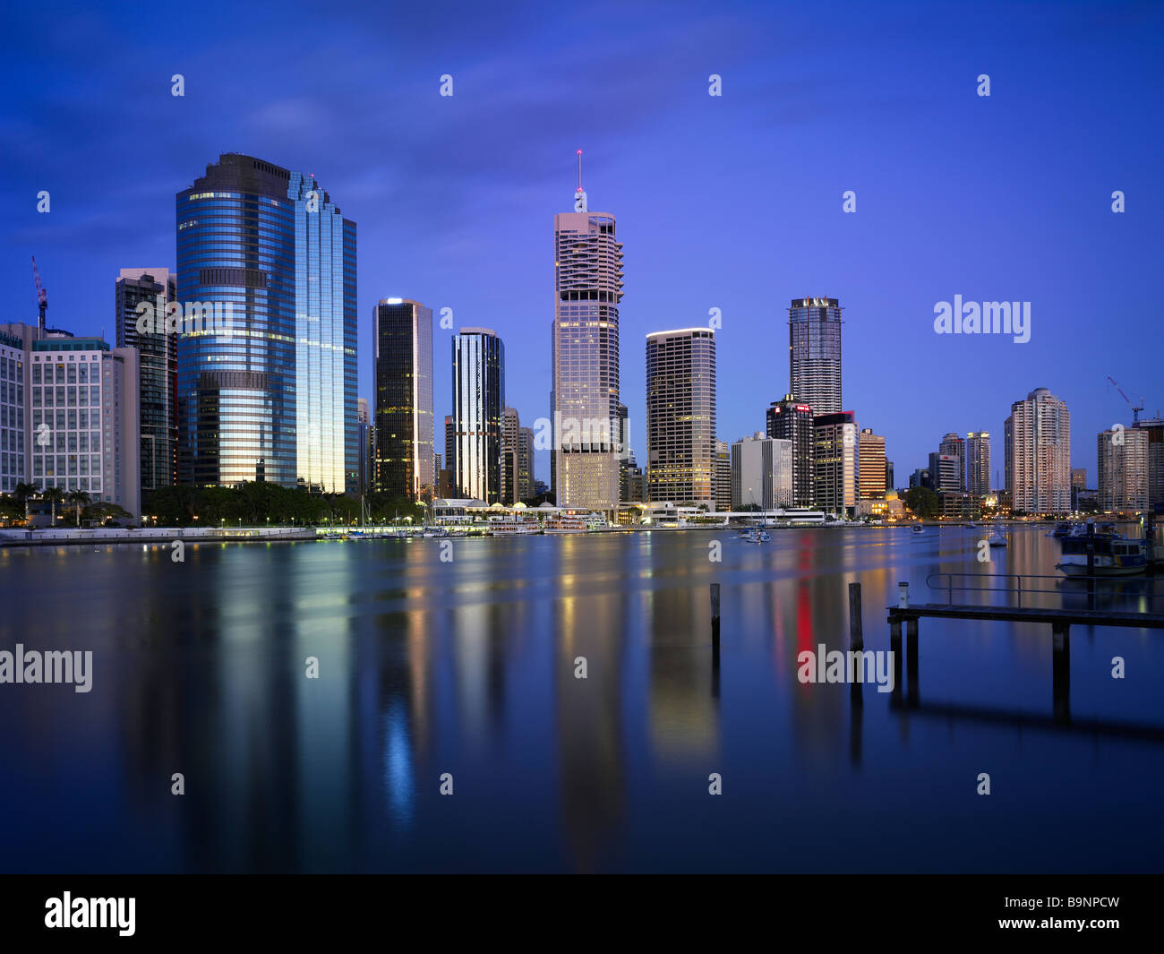 Brisbane Central Business district Stockfoto