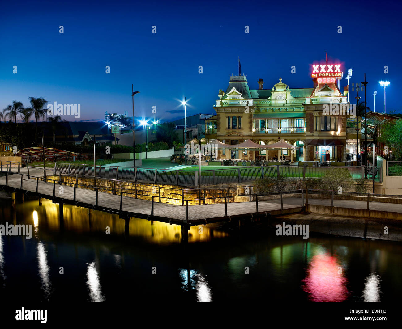 Frühstück Creek Hotel Queensland Australien Stockfoto