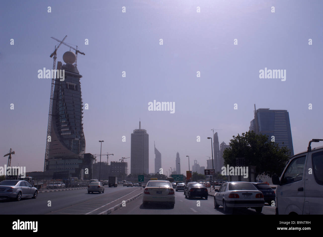Die Innenstadt von Dubai Stockfoto