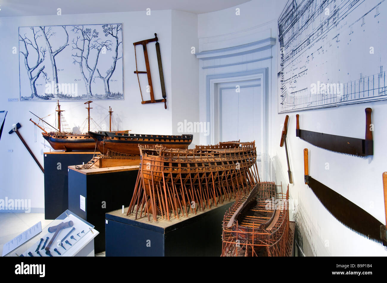 Frankreich, Charente Maritime, Rochefort, Arsenal District, Musée National De La Marine (Maritime National Museum) in Cheusses Stockfoto