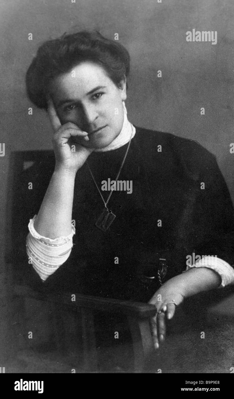 Schauspielerin Olga L Knipper Chekhova aus der BachruschinTheater