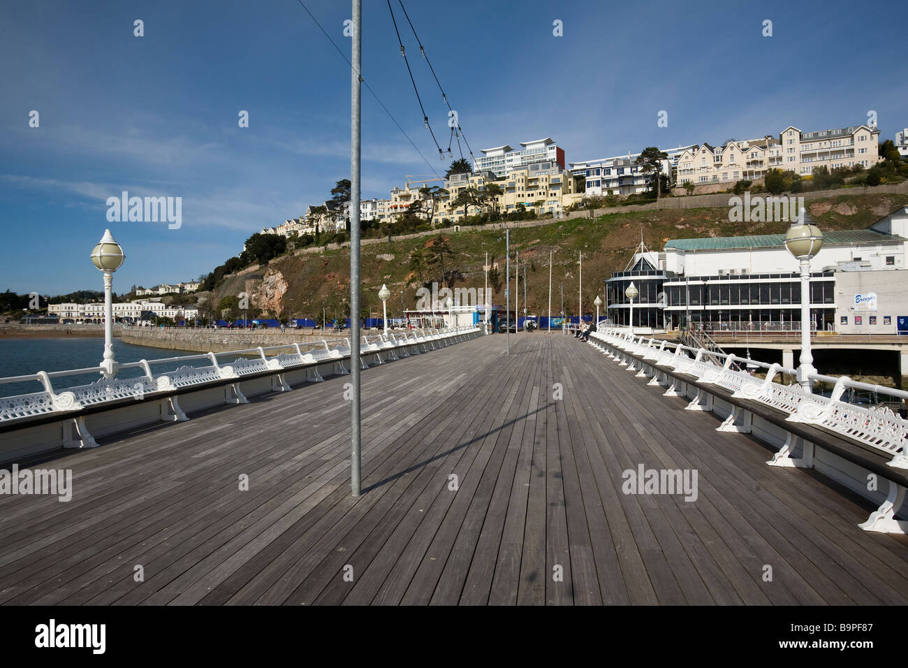 South Devon UK - Torquay von Prinzessin Pier Stockfoto