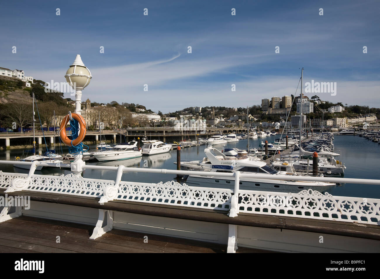 South Devon UK - Torquay-Marina von Prinzessin Pier Stockfoto