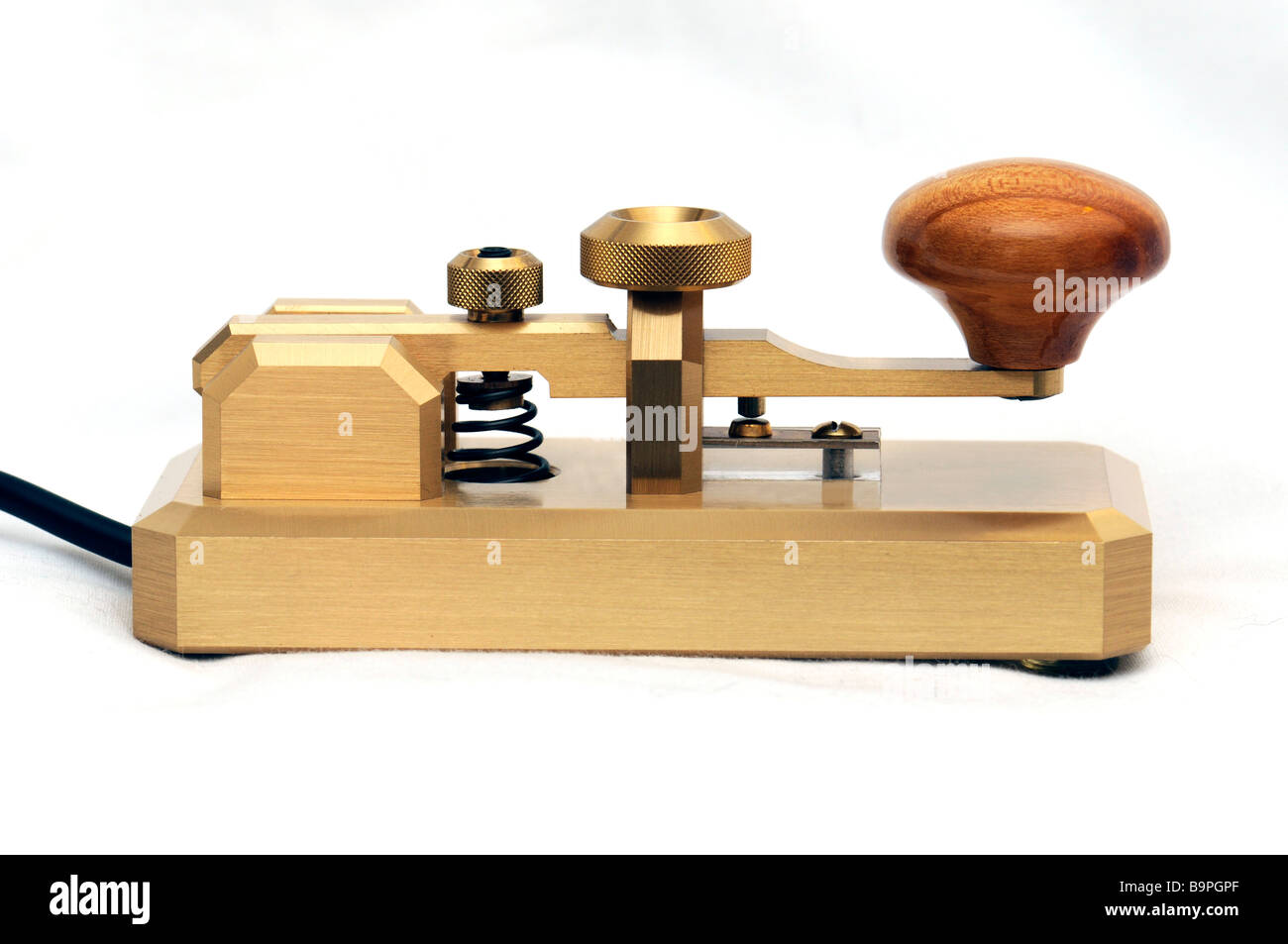 Gerade Telegraph Key Stockfoto