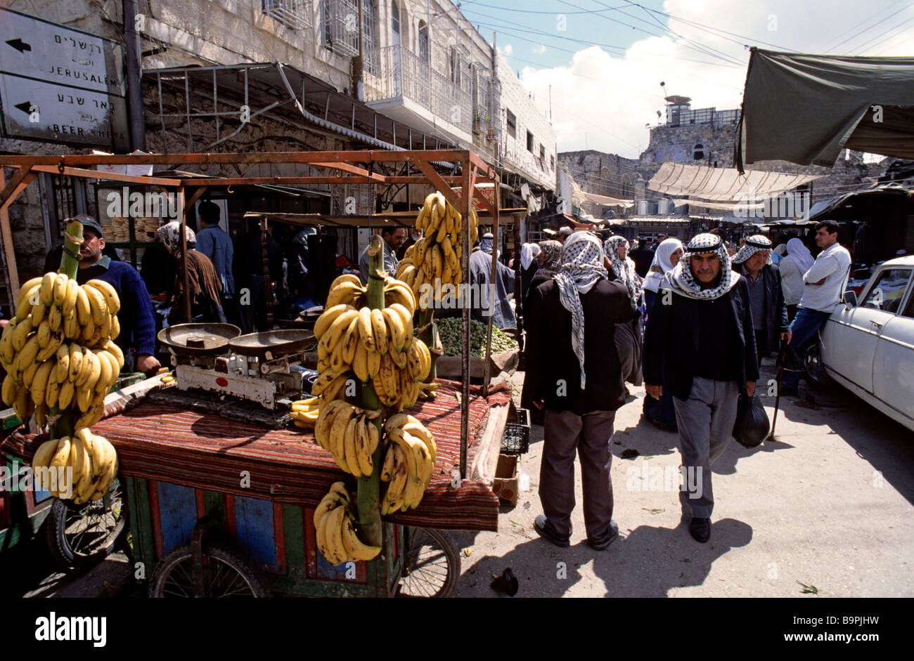 Palästina, West Bank (umstrittene Gebiet), Hebron, heilige Stadt, die Altstadt, den souk Stockfoto